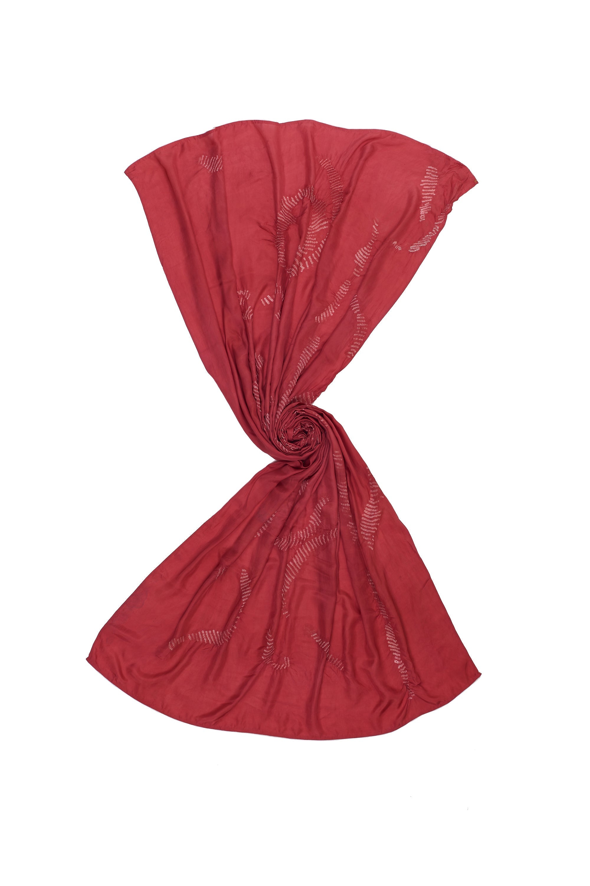 PINK SILK SCARF