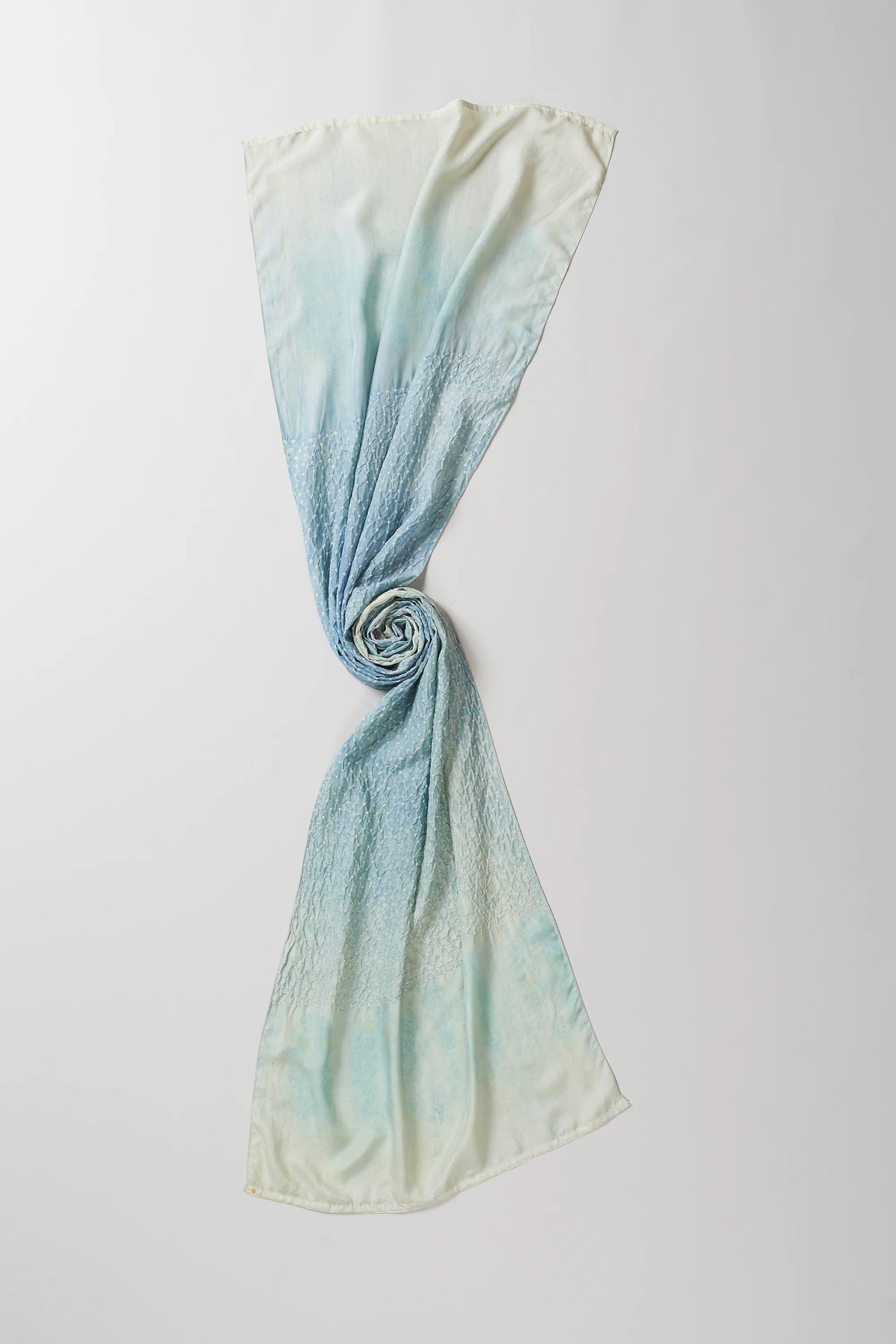 Silk Scarf with Bandhani