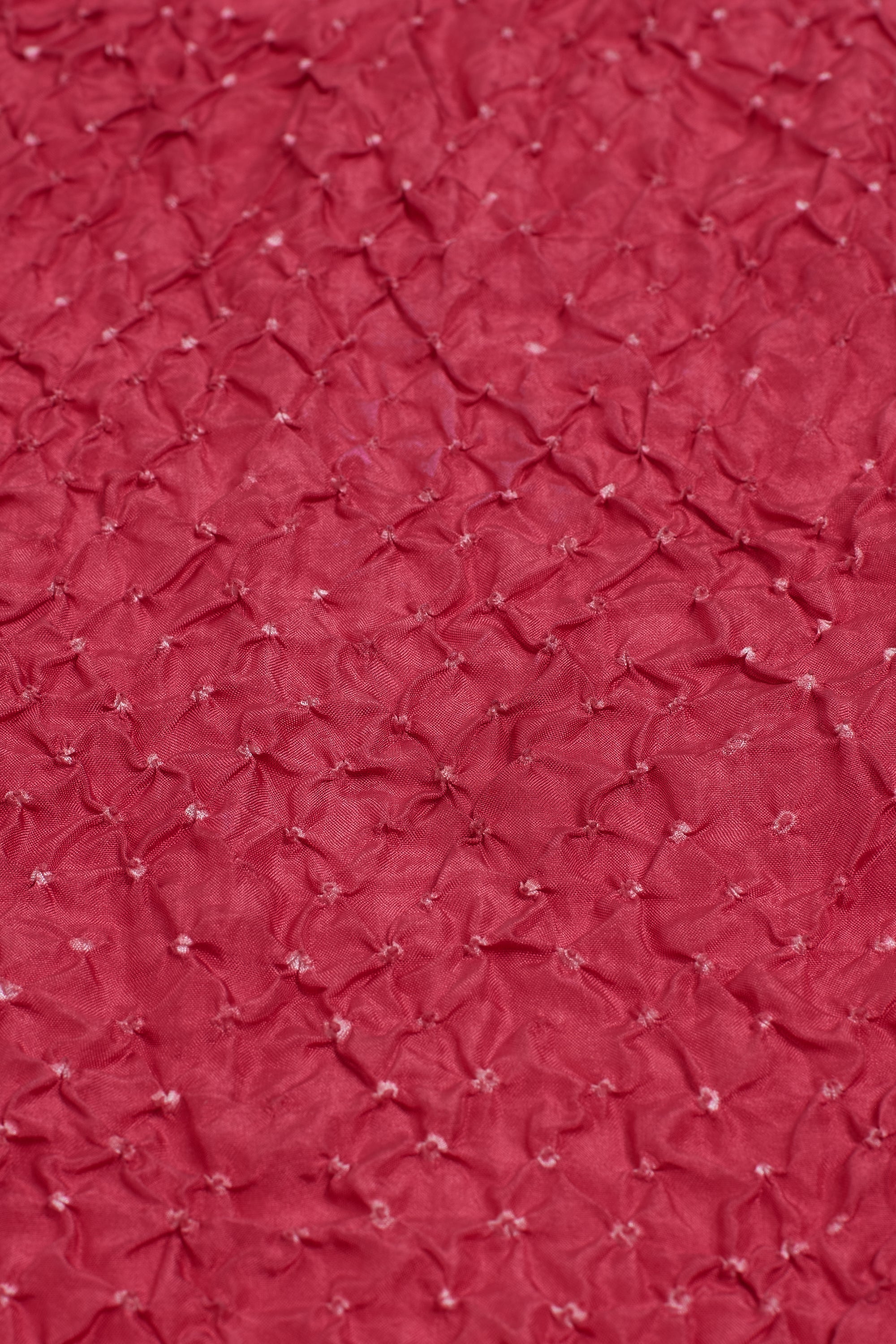 SCARF SILK BANDHANI PINK WOOD