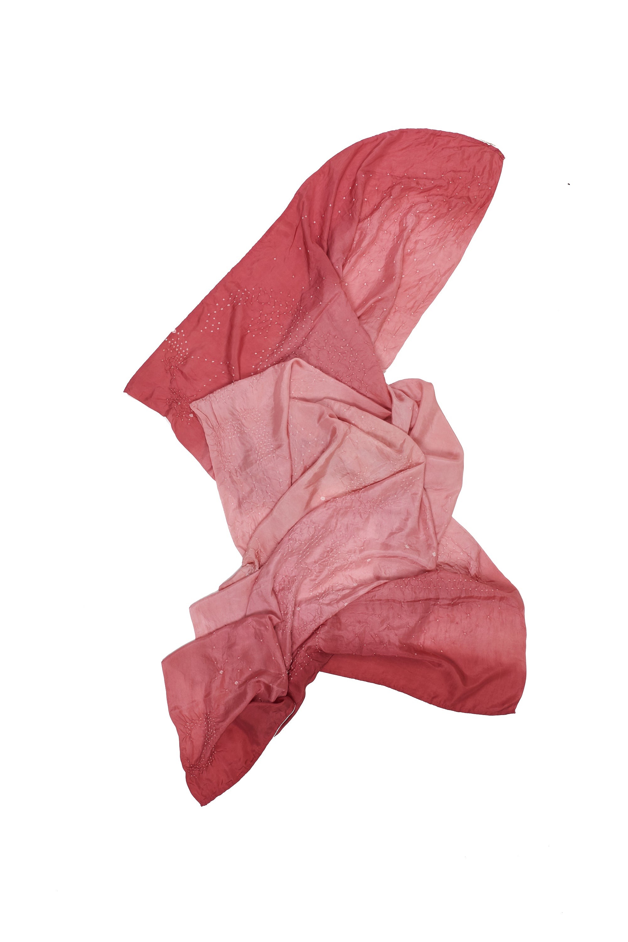LIGHT PINK SHAWL WITH BANDHANI