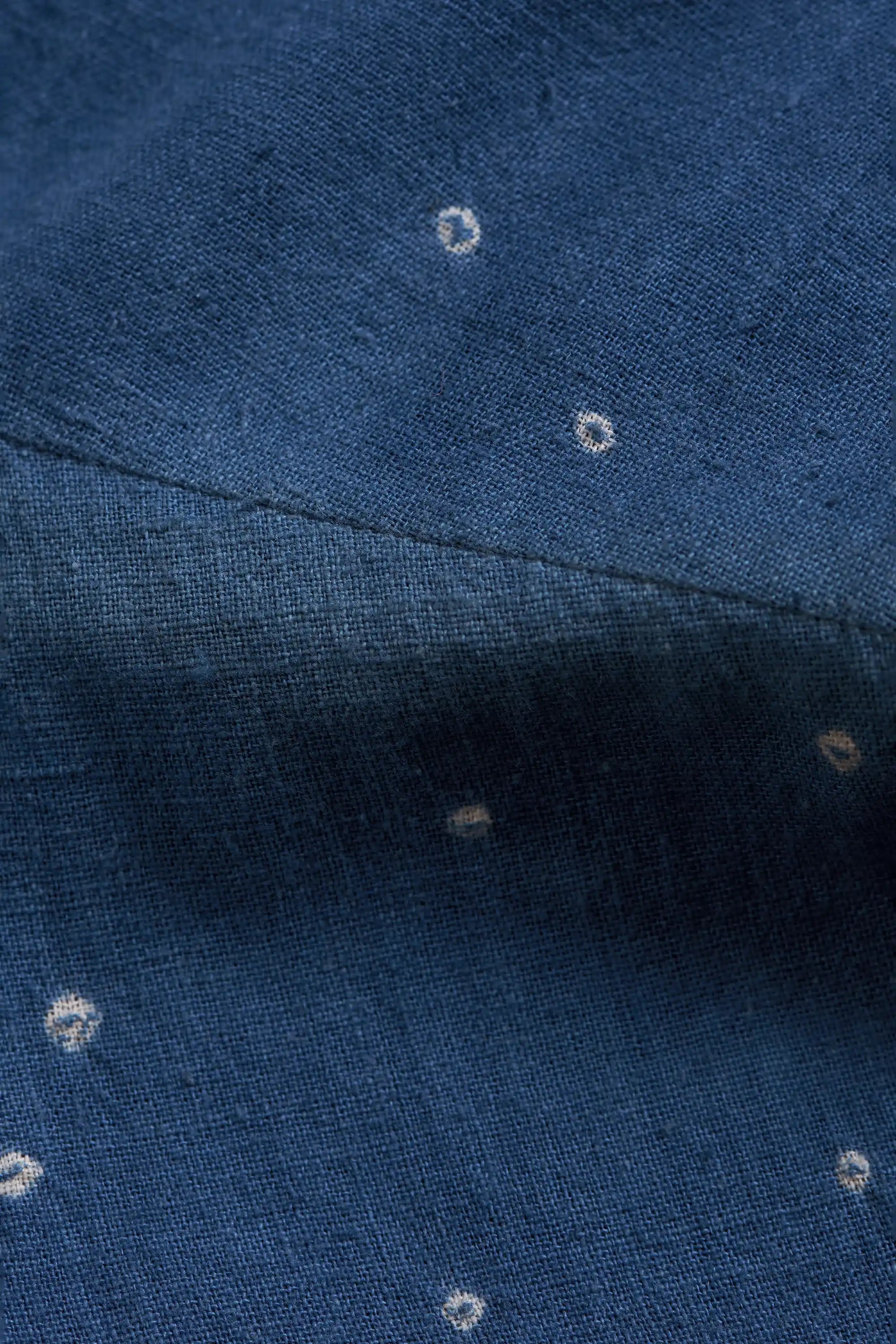 Natural Indigo Cotton Dress
