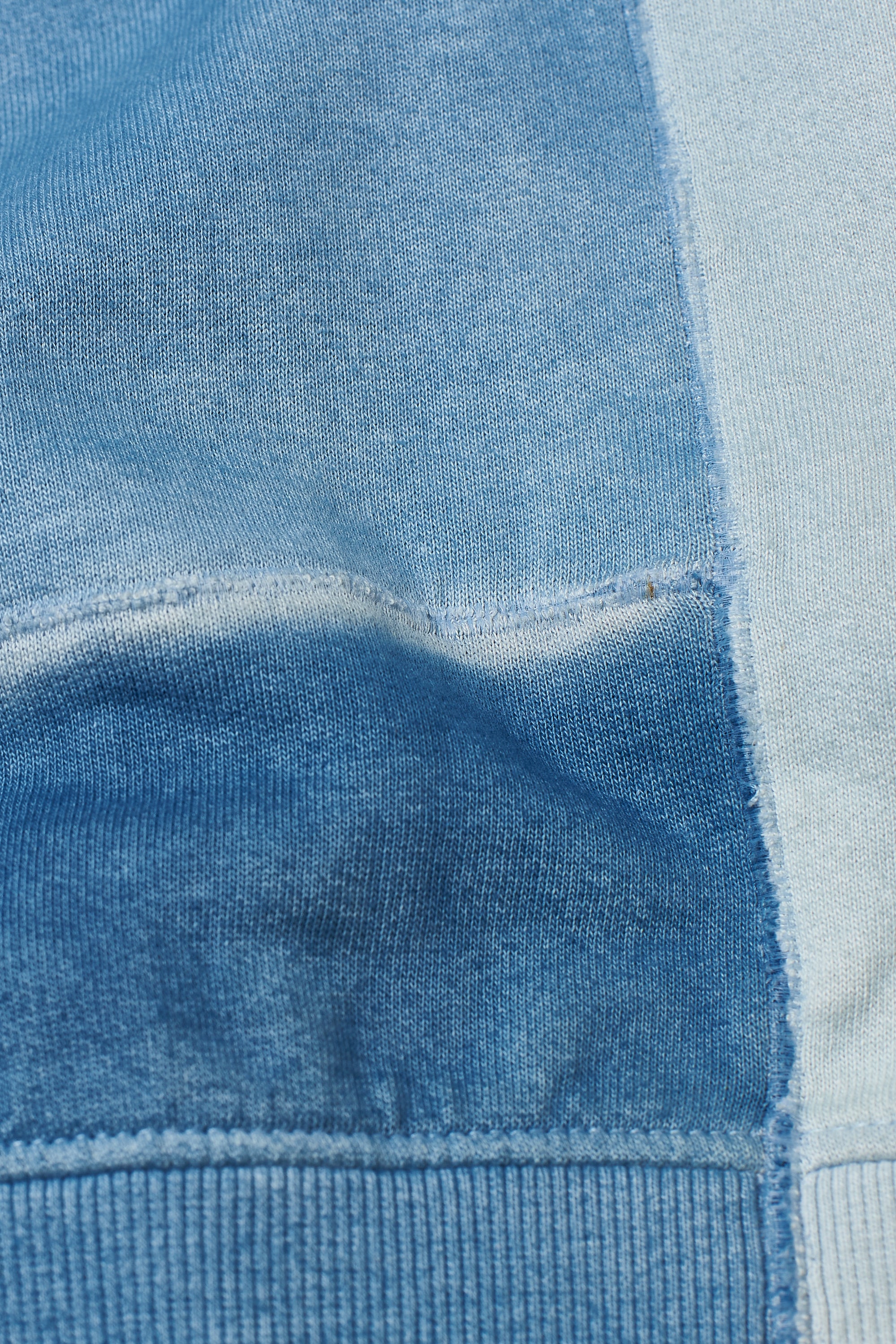 PATCHWORK ORGANIC COTTON SWEATSHIRT