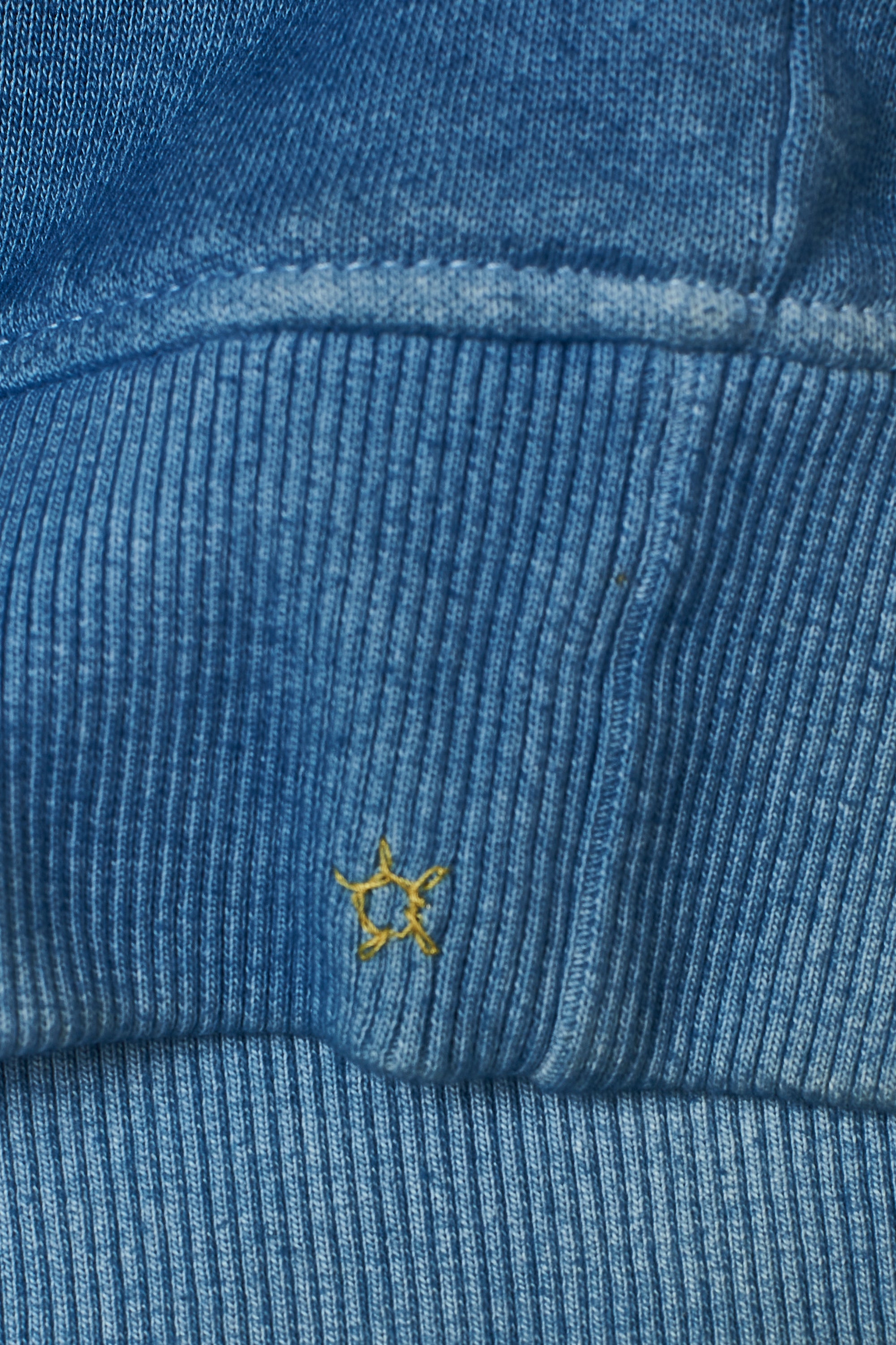 PATCHWORK ORGANIC COTTON SWEATSHIRT