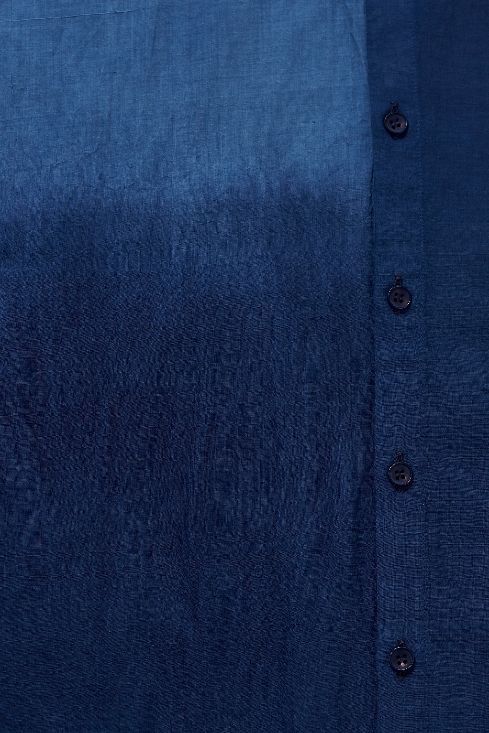 MEDIUM INDIGO COTTON BANDHAN UNISEX SHIRT