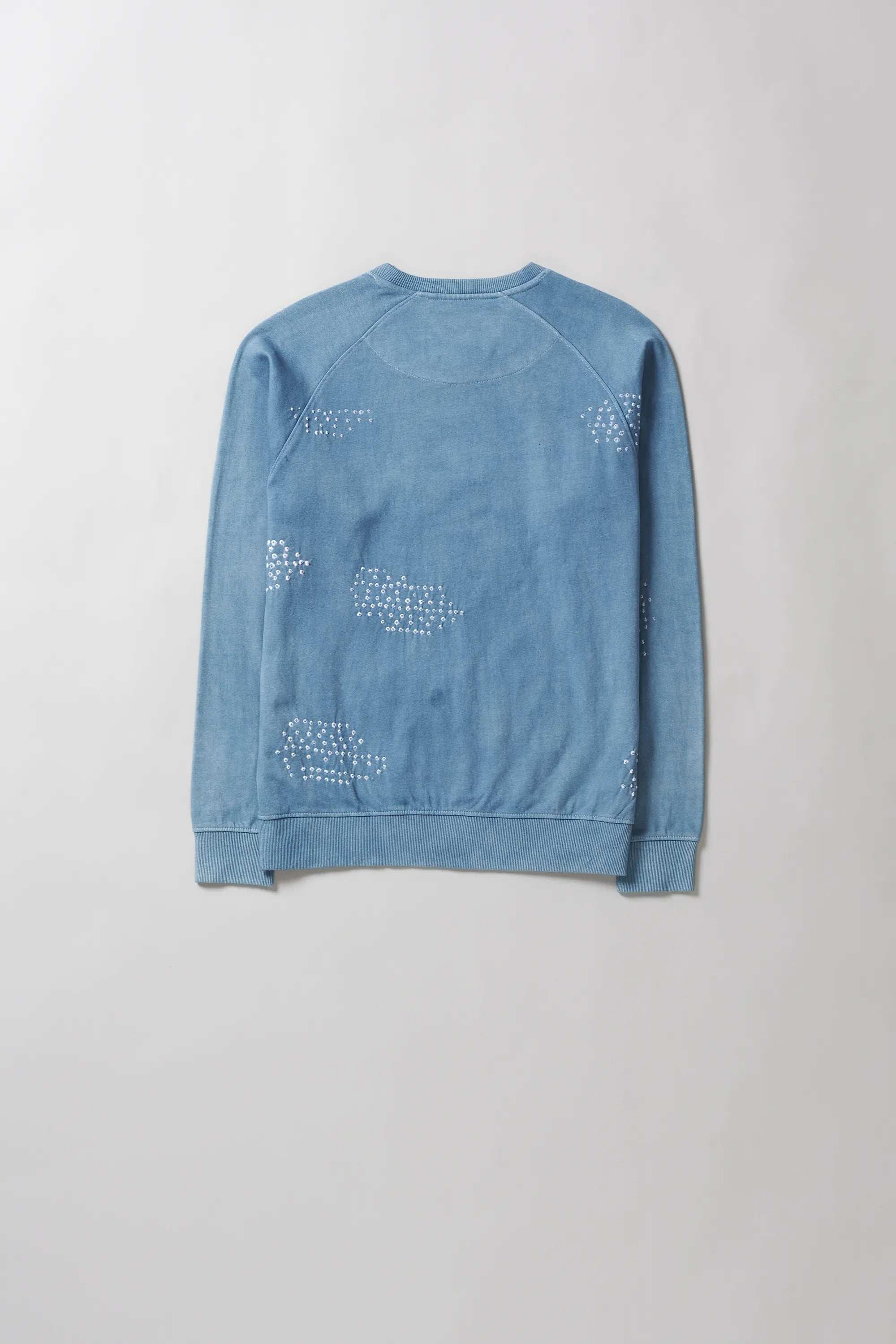 Sky Indigo Bandhani Sweatshirt