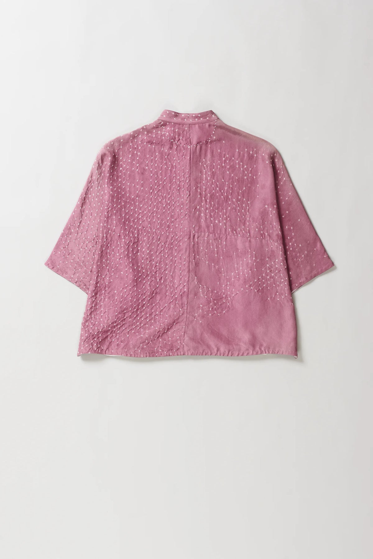 Fuchsia Pink Bandhani Shirt