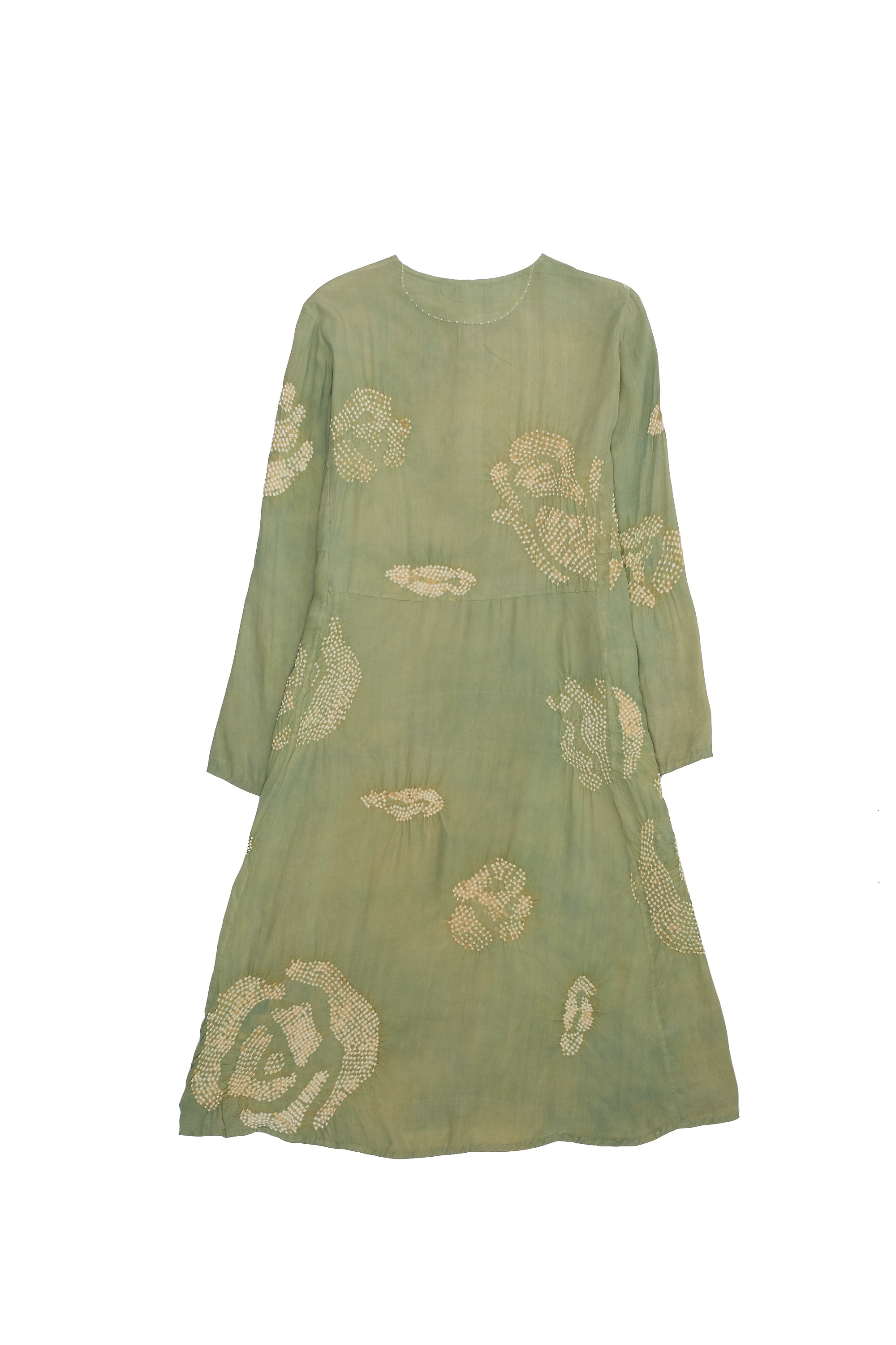 LFRAGILE BANDHANI DYED CALF LENGTH DRESS