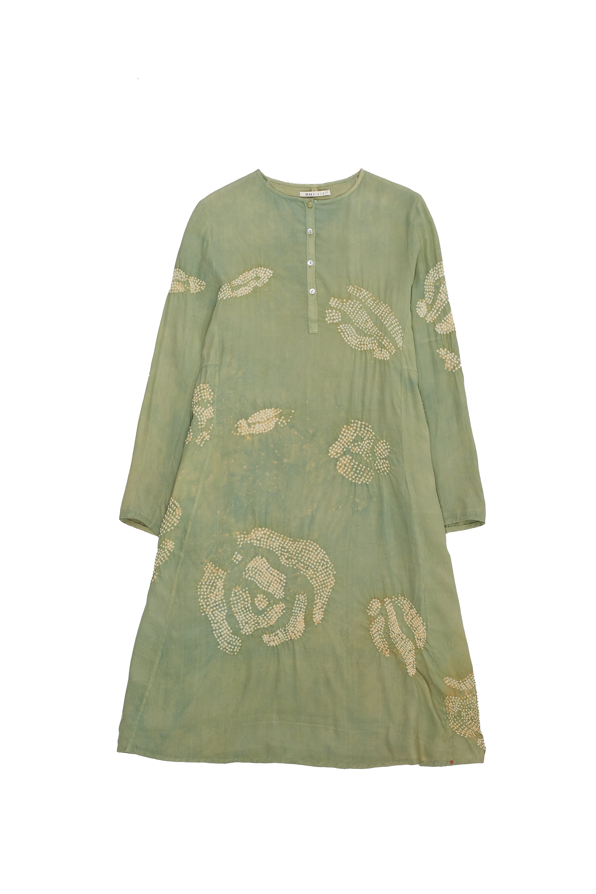 LFRAGILE BANDHANI DYED CALF LENGTH DRESS