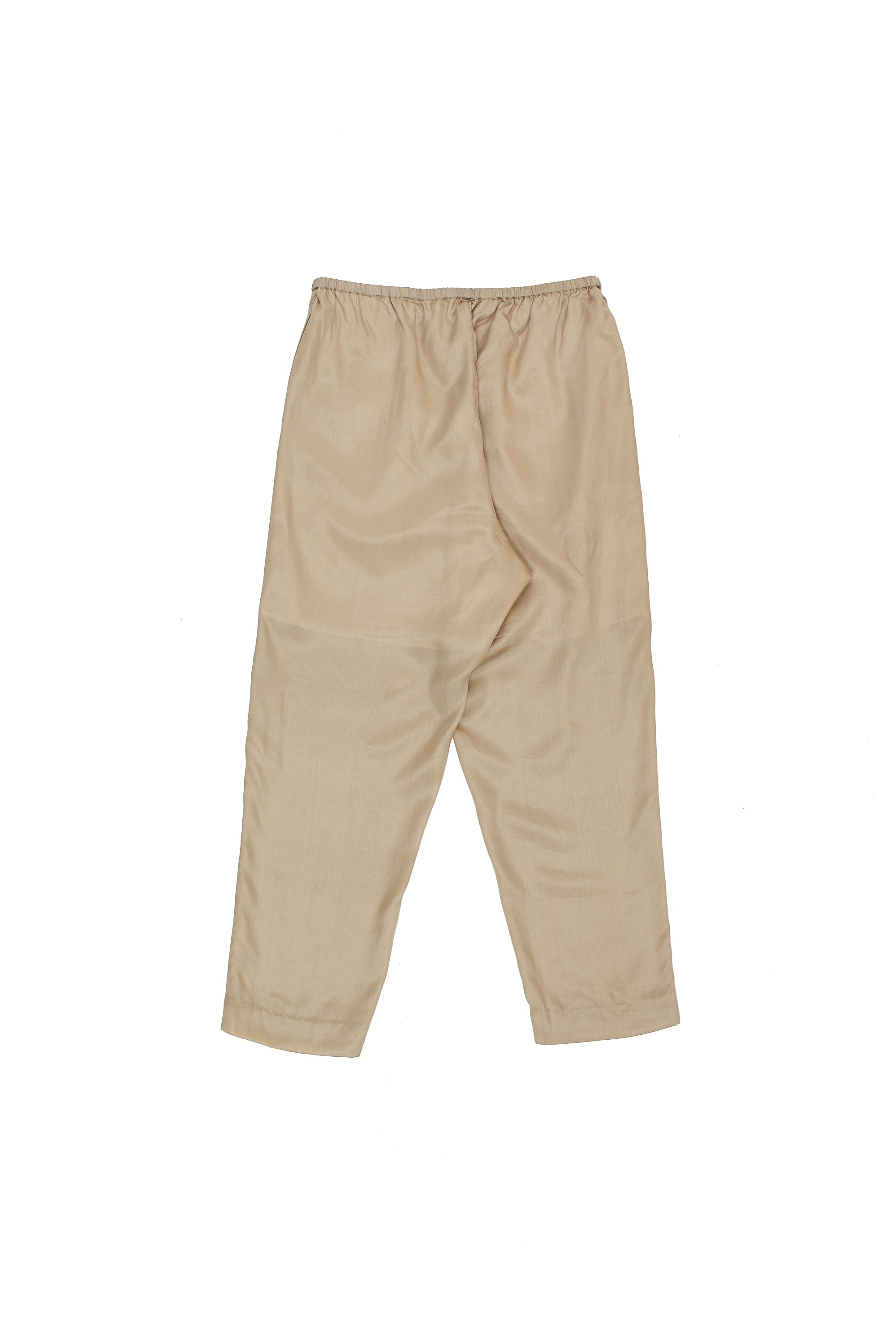 Elastic Pant In Whiskey Gold