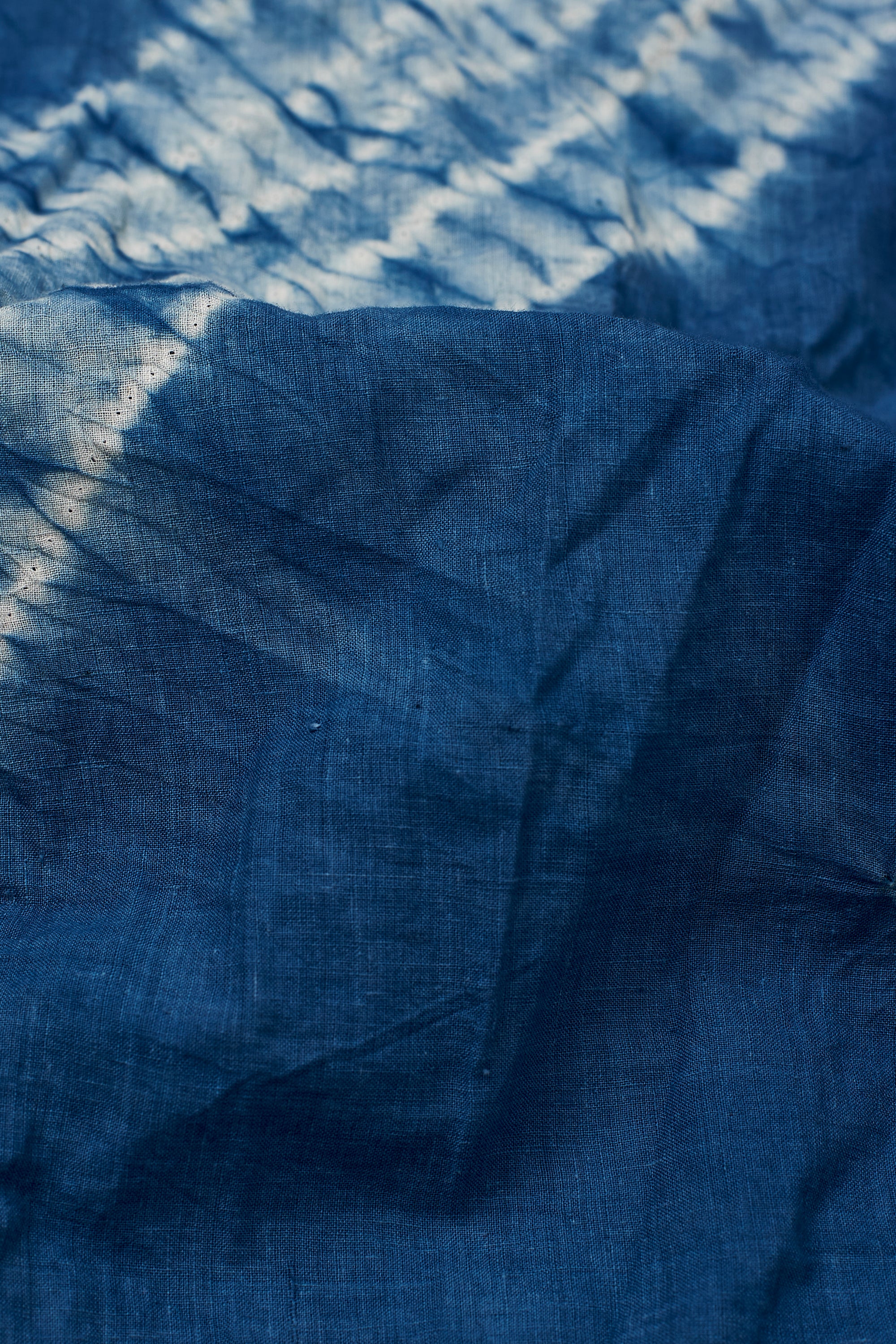 Fragile Dress with Shibori