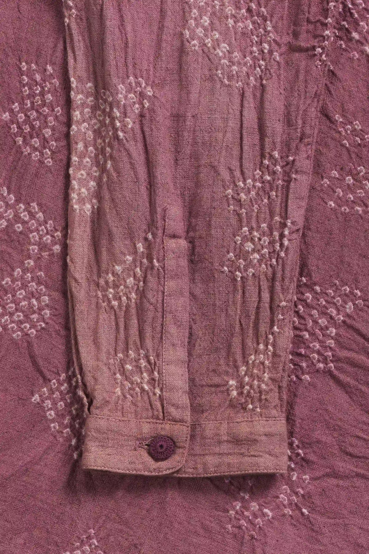 Flared Silk Bandhani Top