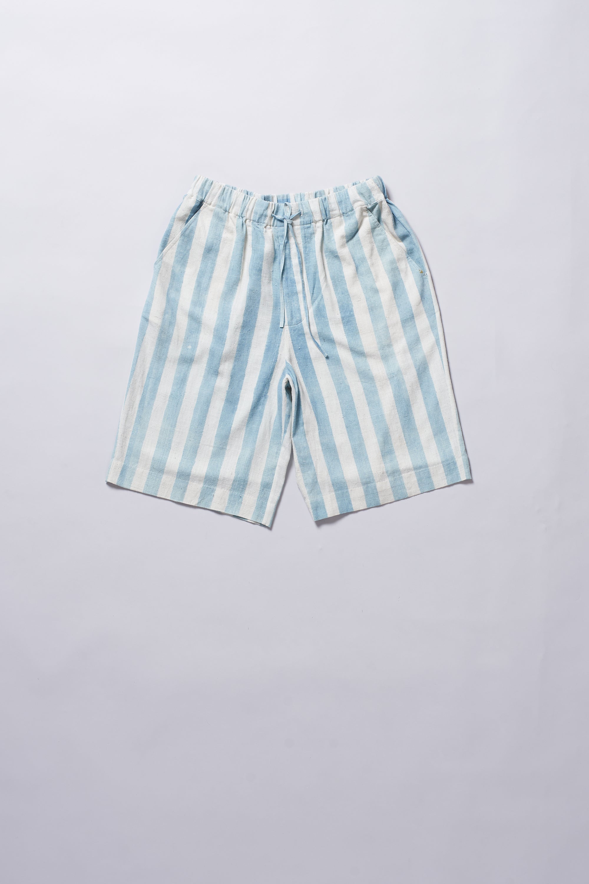 STRIPED COTTON SUMMER SHORTS