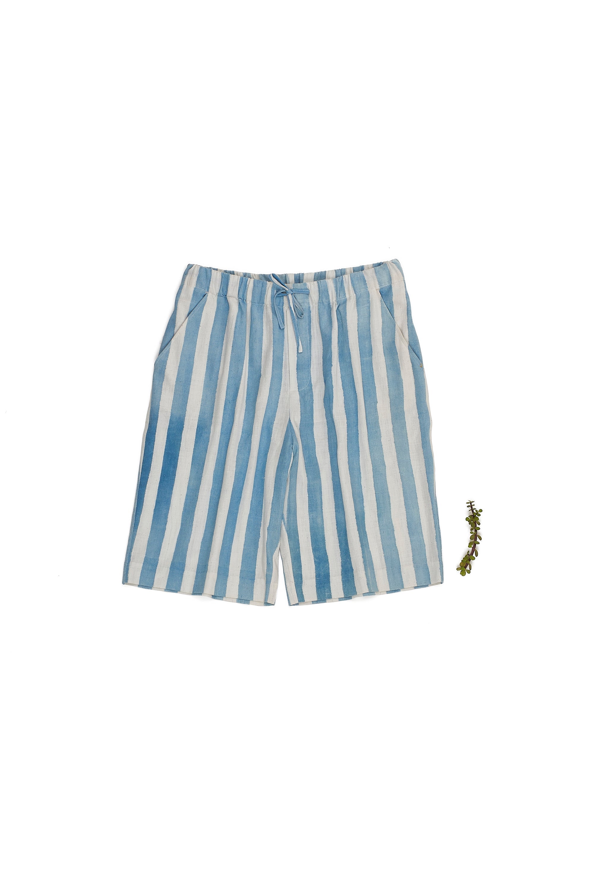 STRIPED COTTON SUMMER SHORT