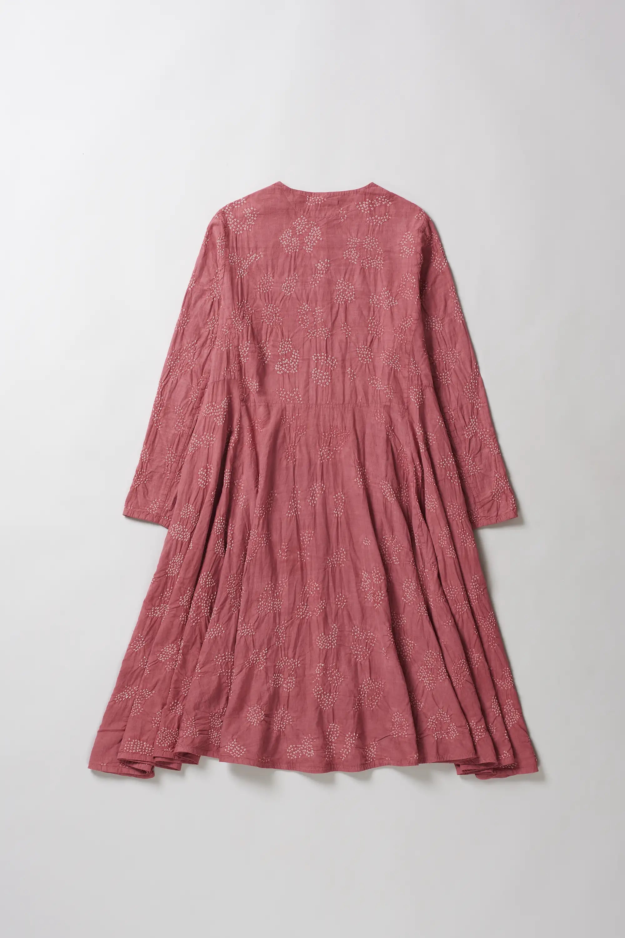 Flared Long Bandhani Dress