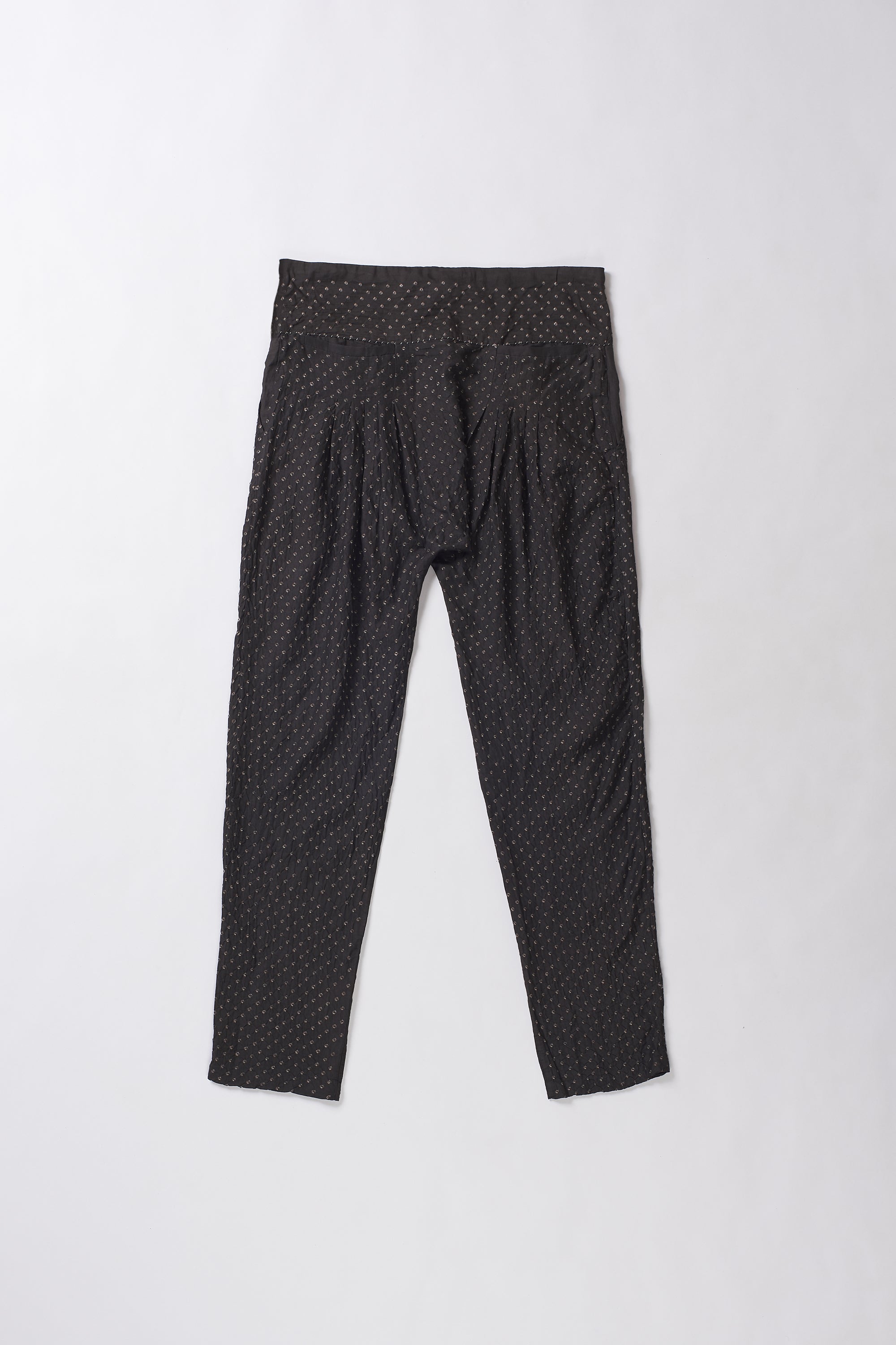 Black polka dot pants