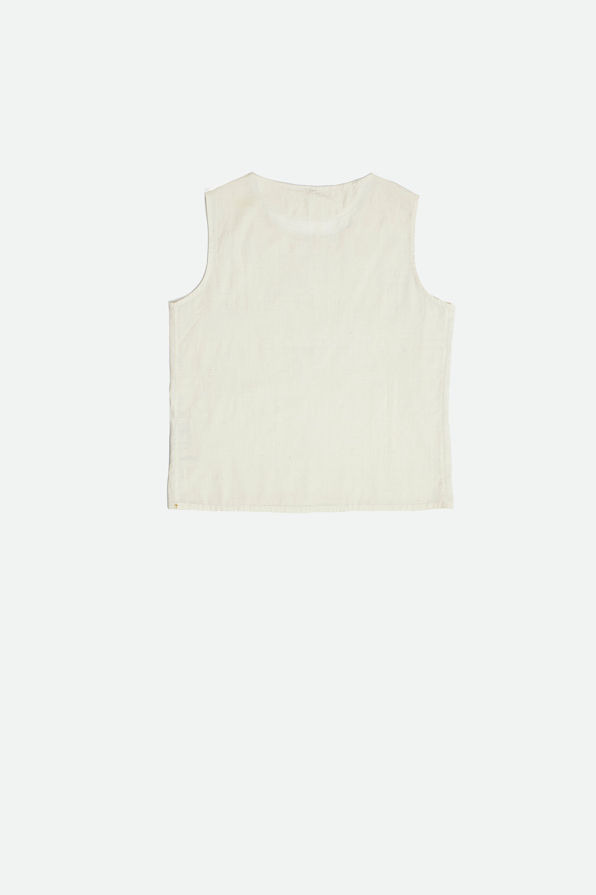COTTON ECRU LCROP TOP