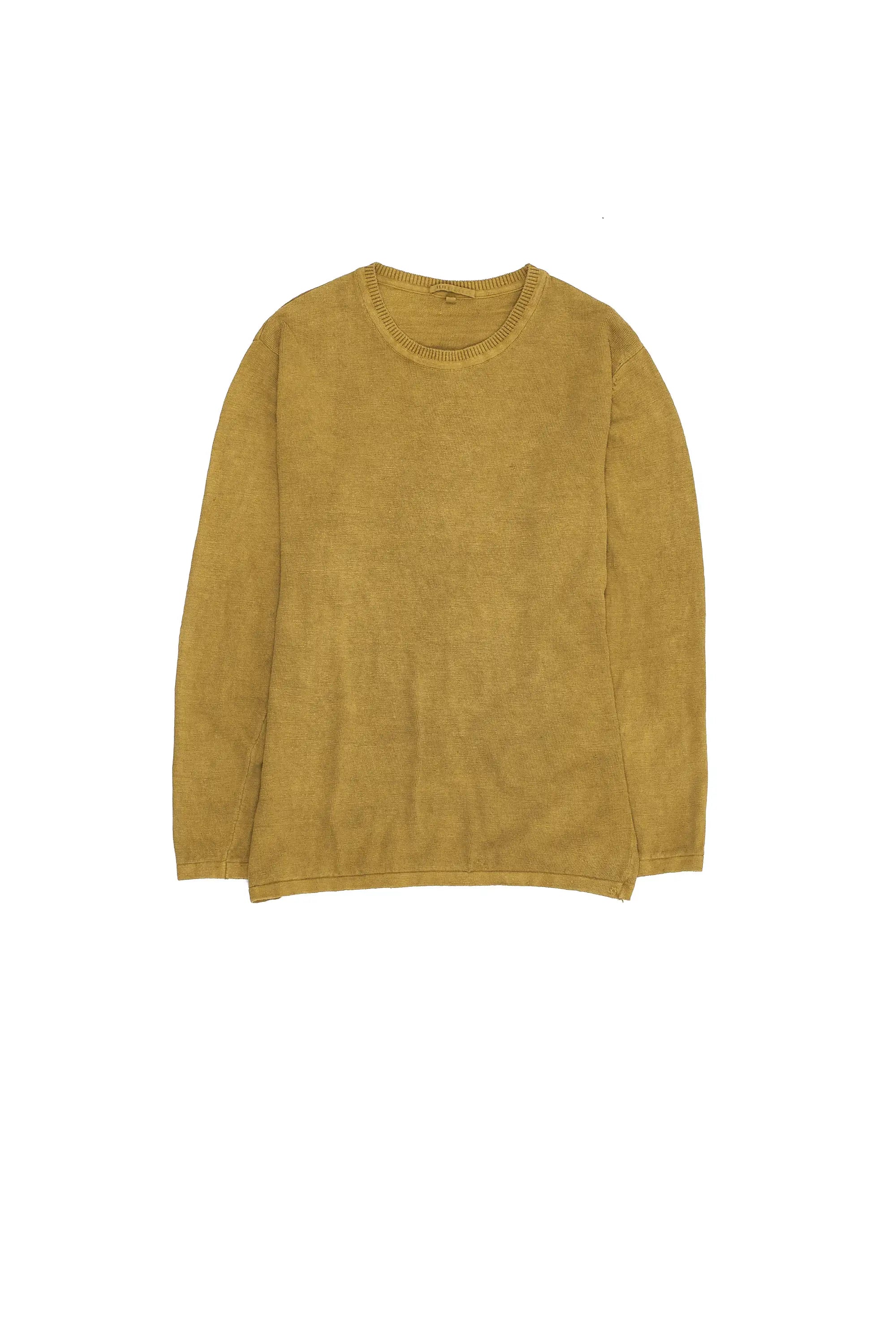 Mustard Yellow Full Sleeve T Shirt