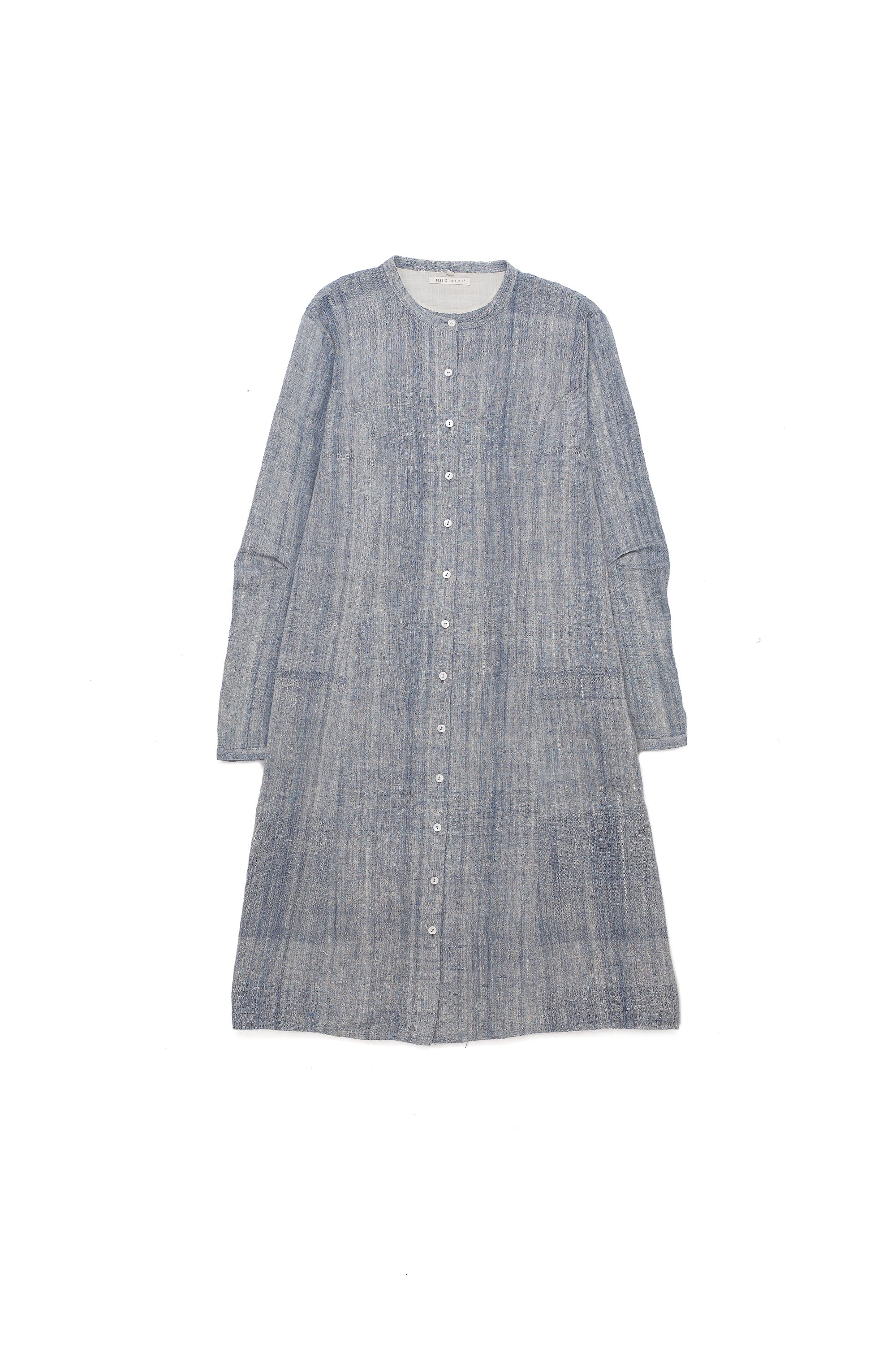 CHAMBRE DRESS DYED IN NATURAL INDIGO