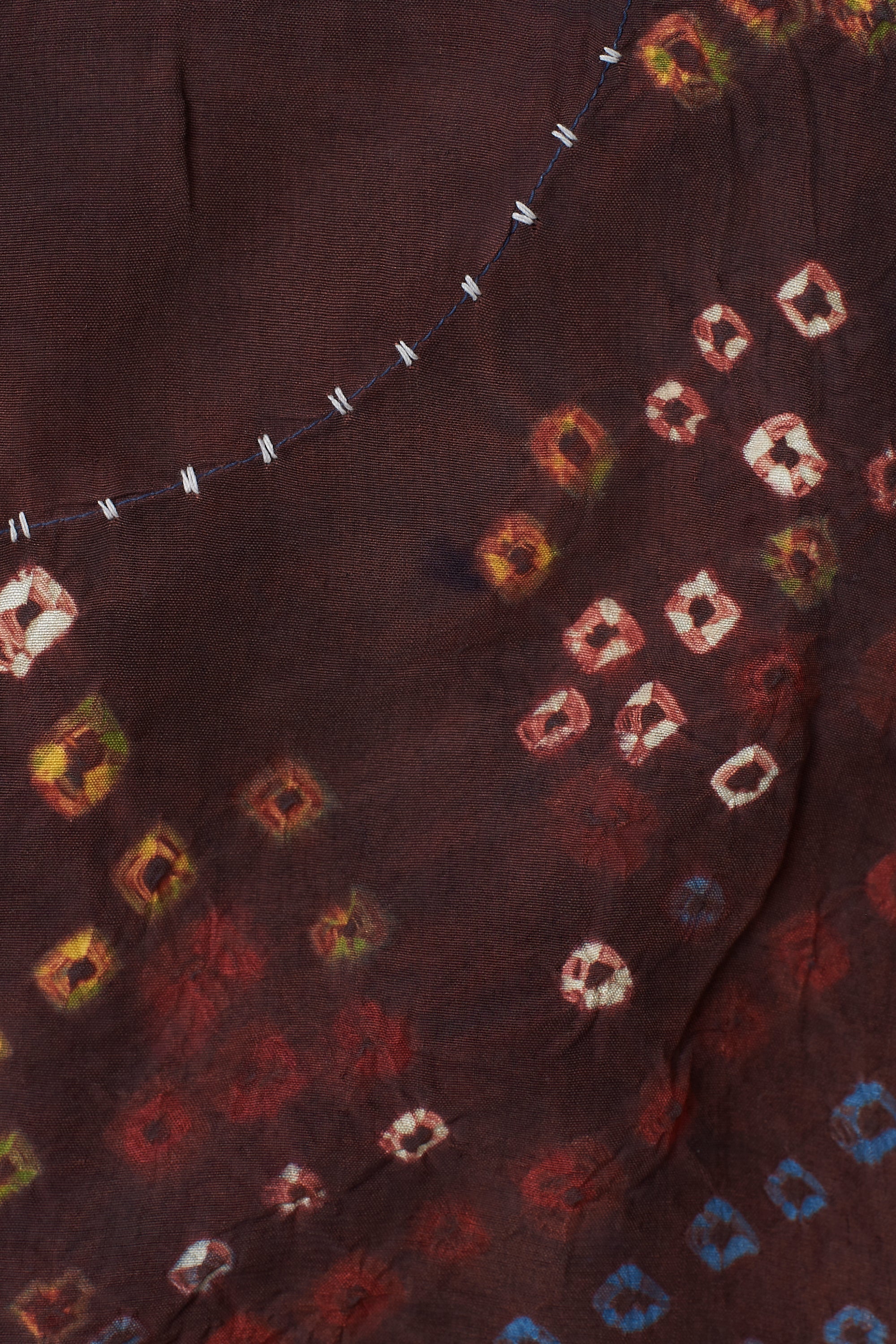MADDER VIOLET BANDHANI DRESS
