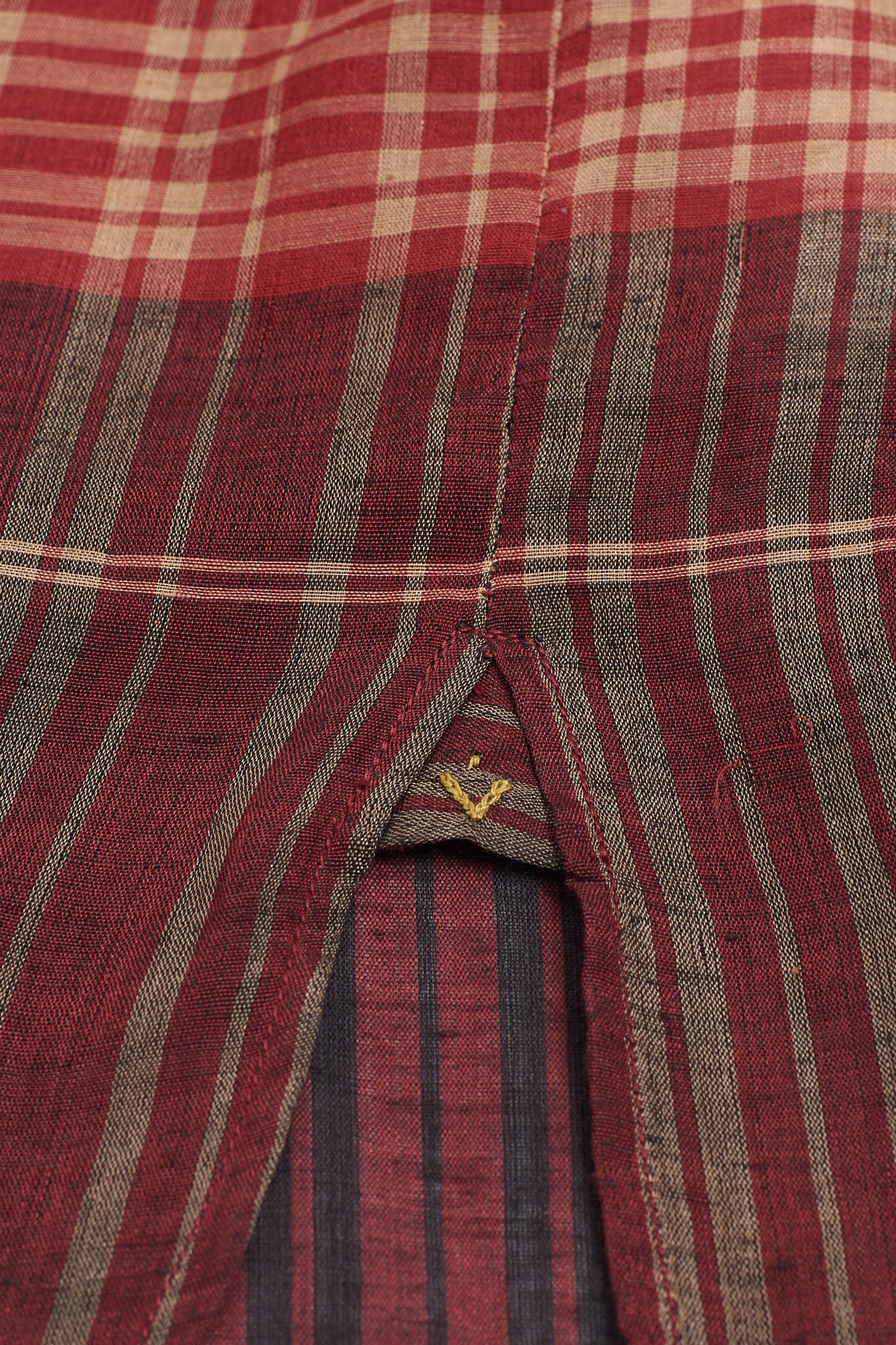 MULTI-COLOUR YARN DYED CHECKS JAMDANI TOP