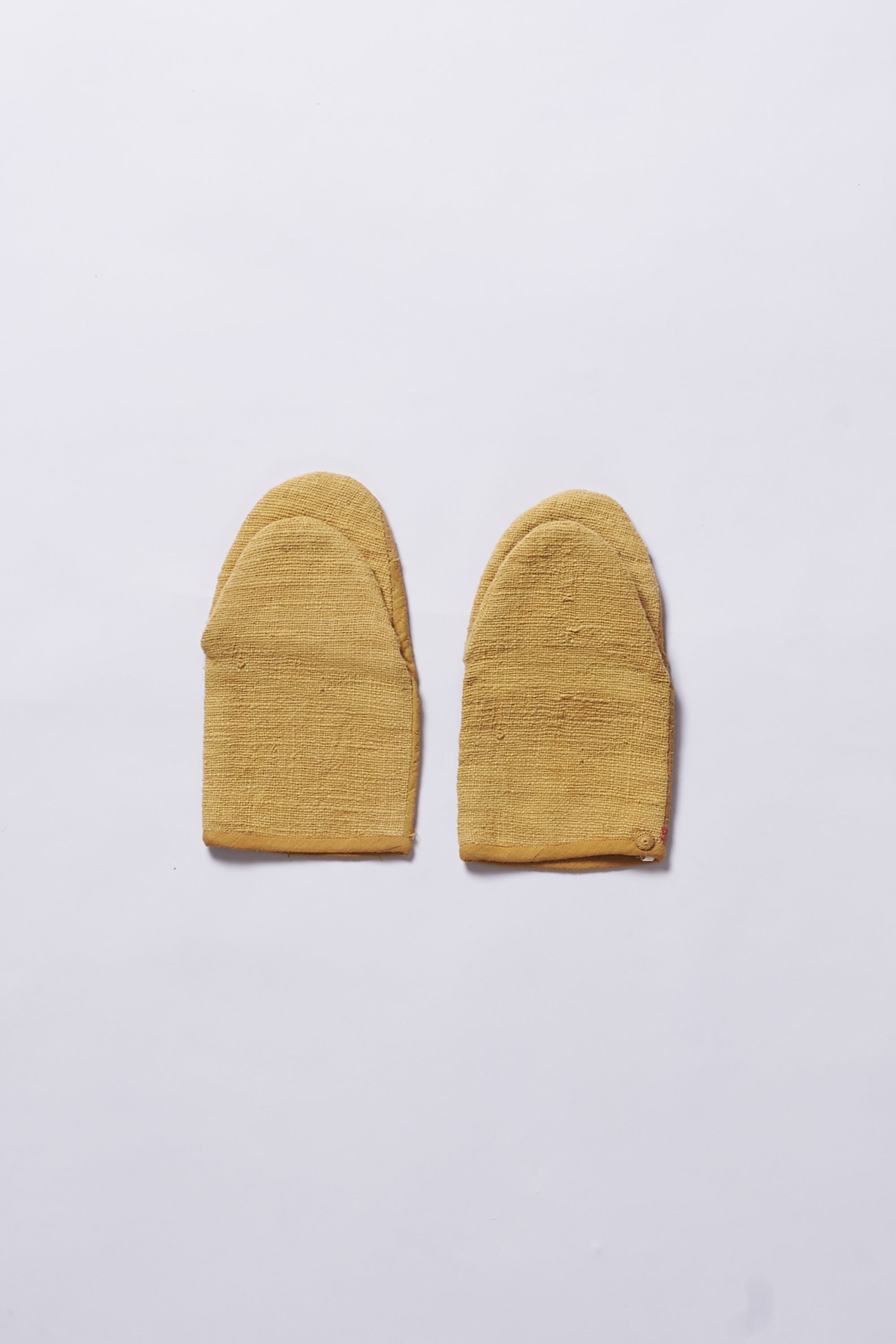 MUSTARD YELLOW PATCHWORK MITTEN