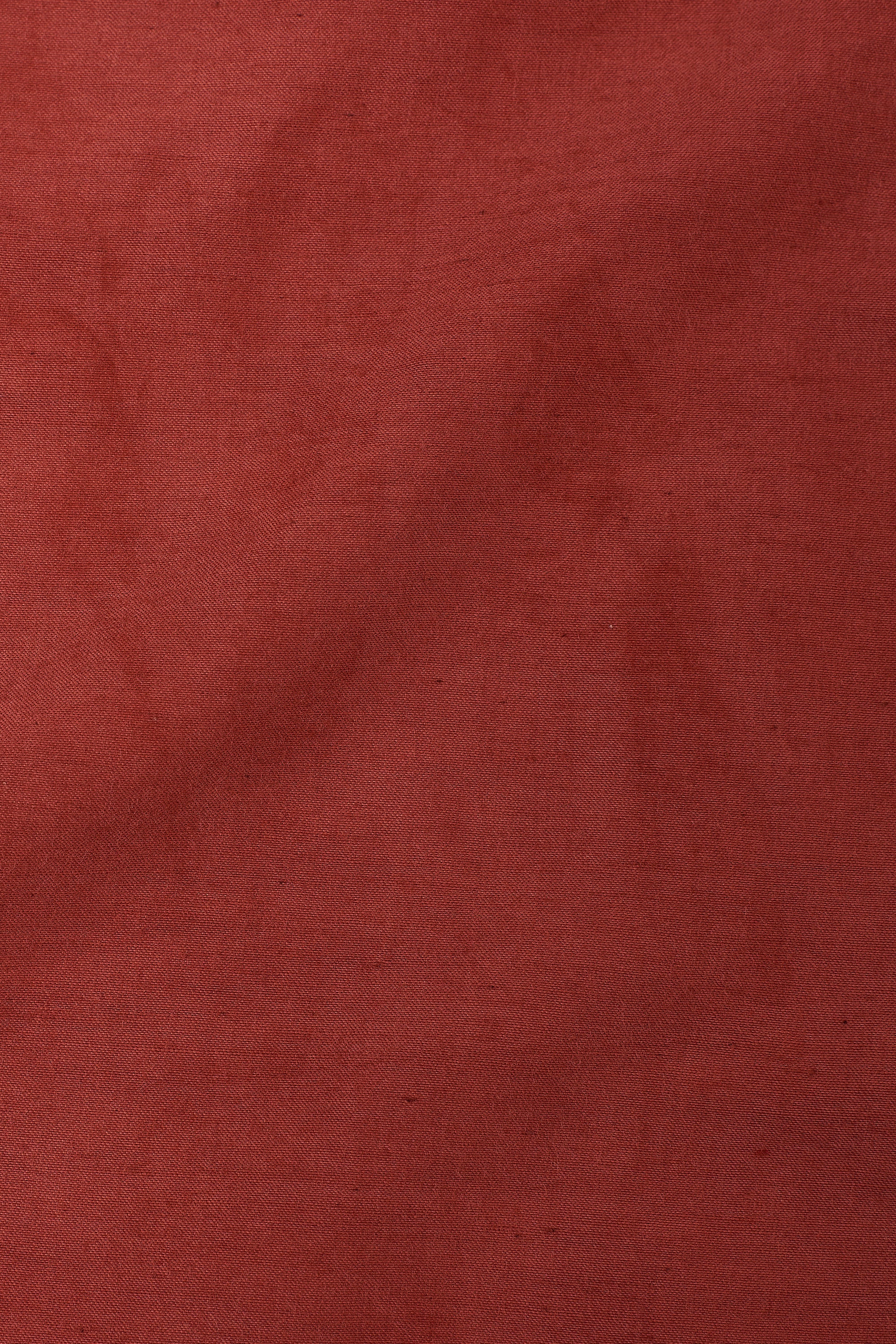 GATHERED RED DRESS WITH BALLOON SLEEVES