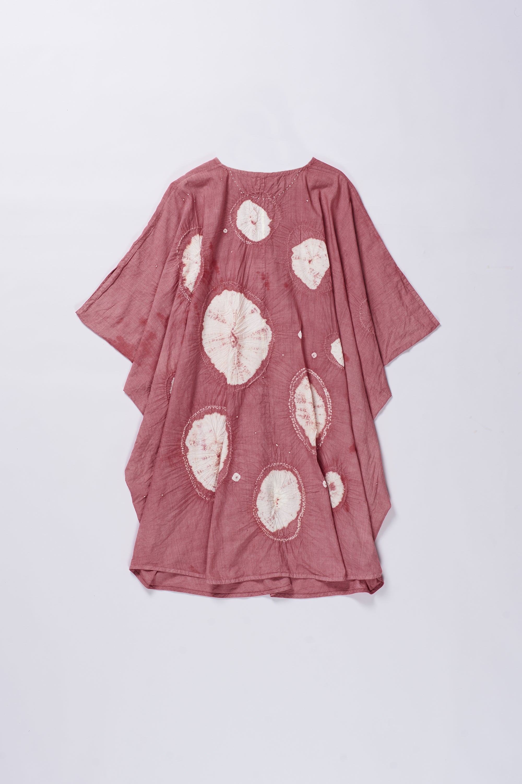 PINKWOOD SHIBORI COTTON DRAPE DRESS