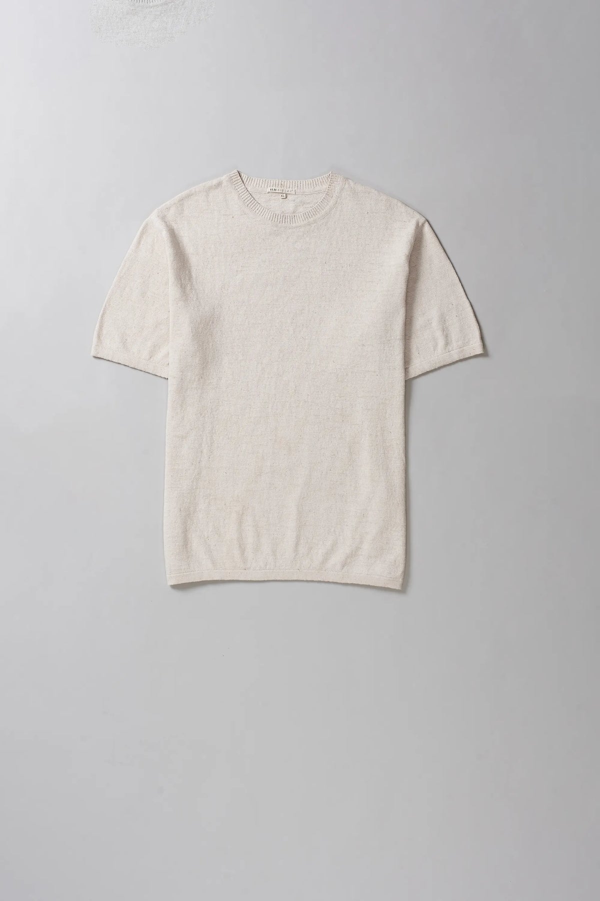 Ecru Knitted T-Shirt