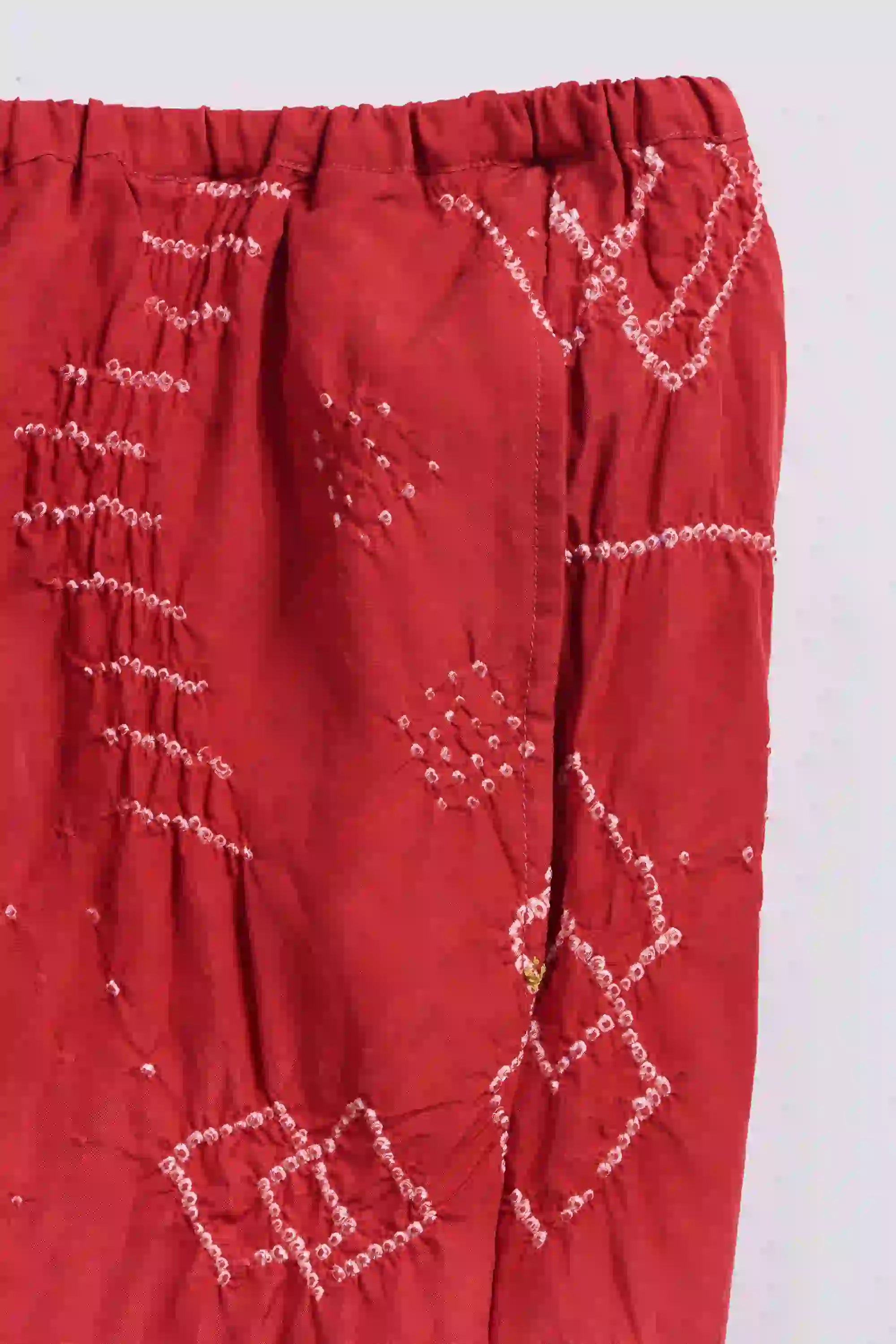 Red Bandhani Pant