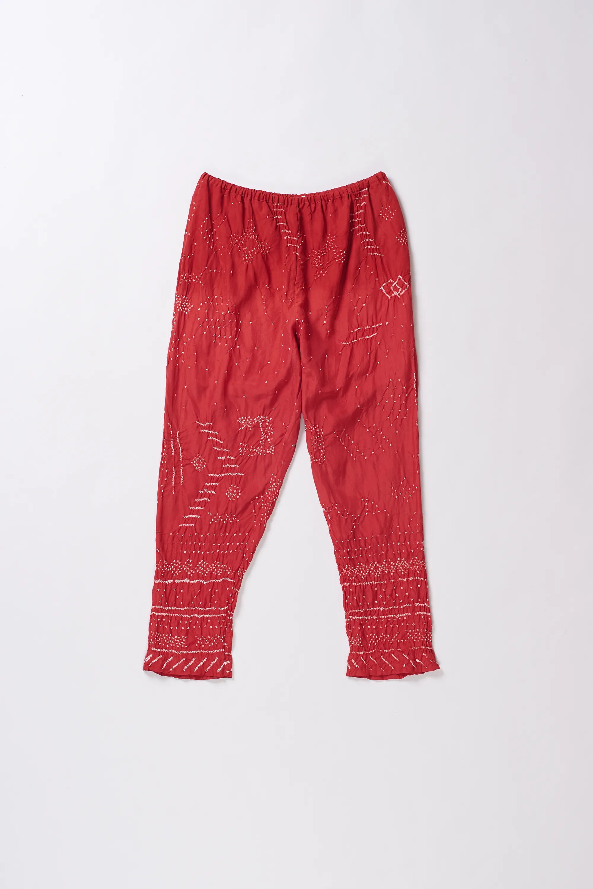 Bandhani Pant in Red