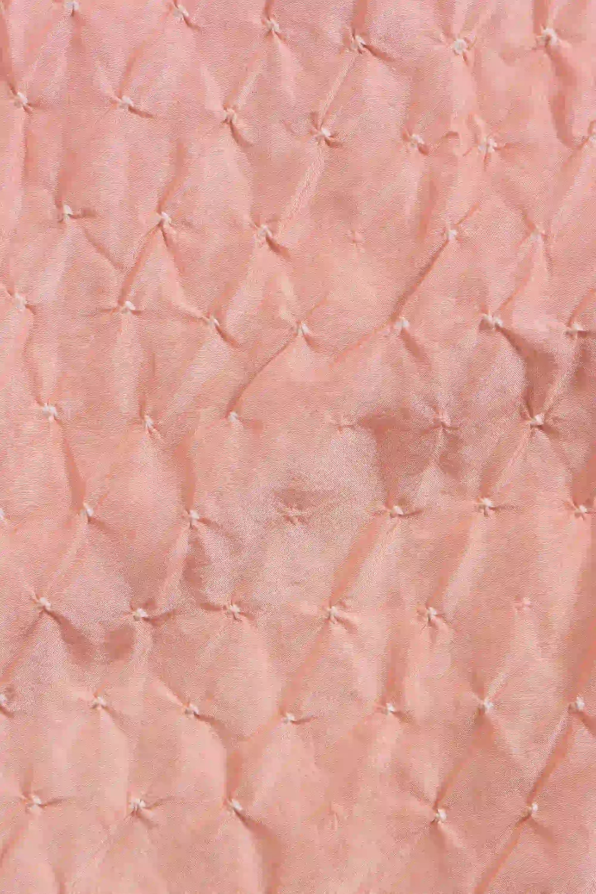 Chalk Pink Silk Trouser With Bandhani