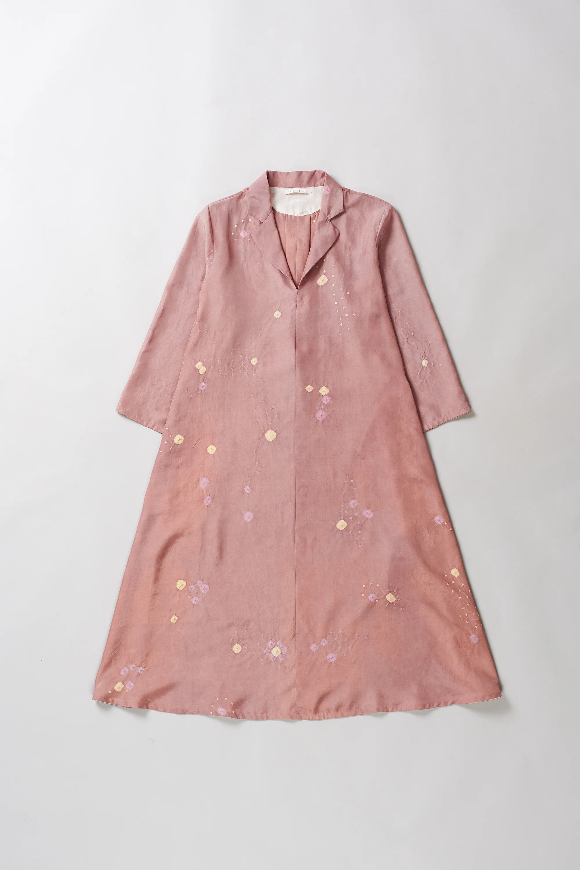 Peach Silk Dress