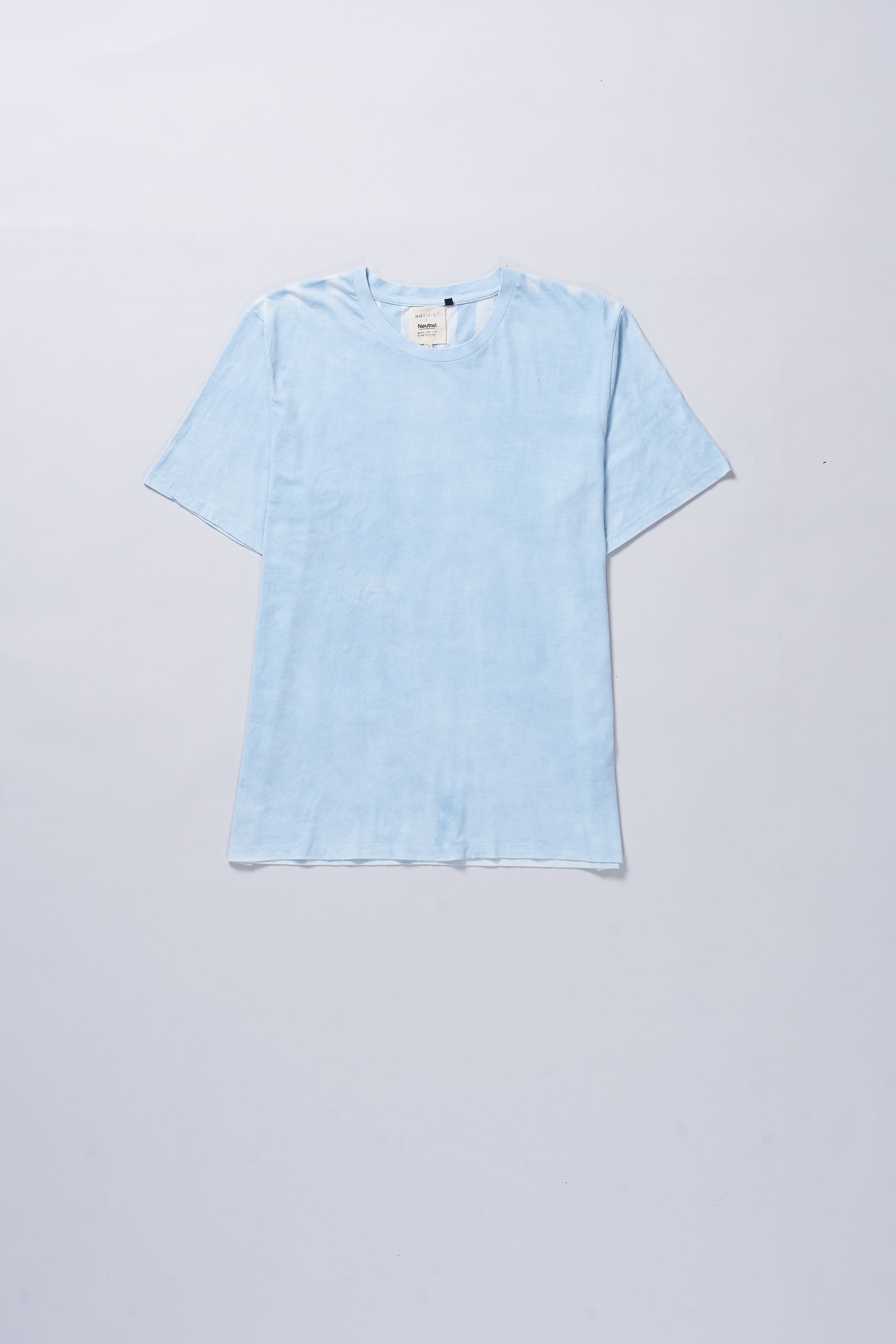 LIGHT INDIGO COTTON T-SHIRT