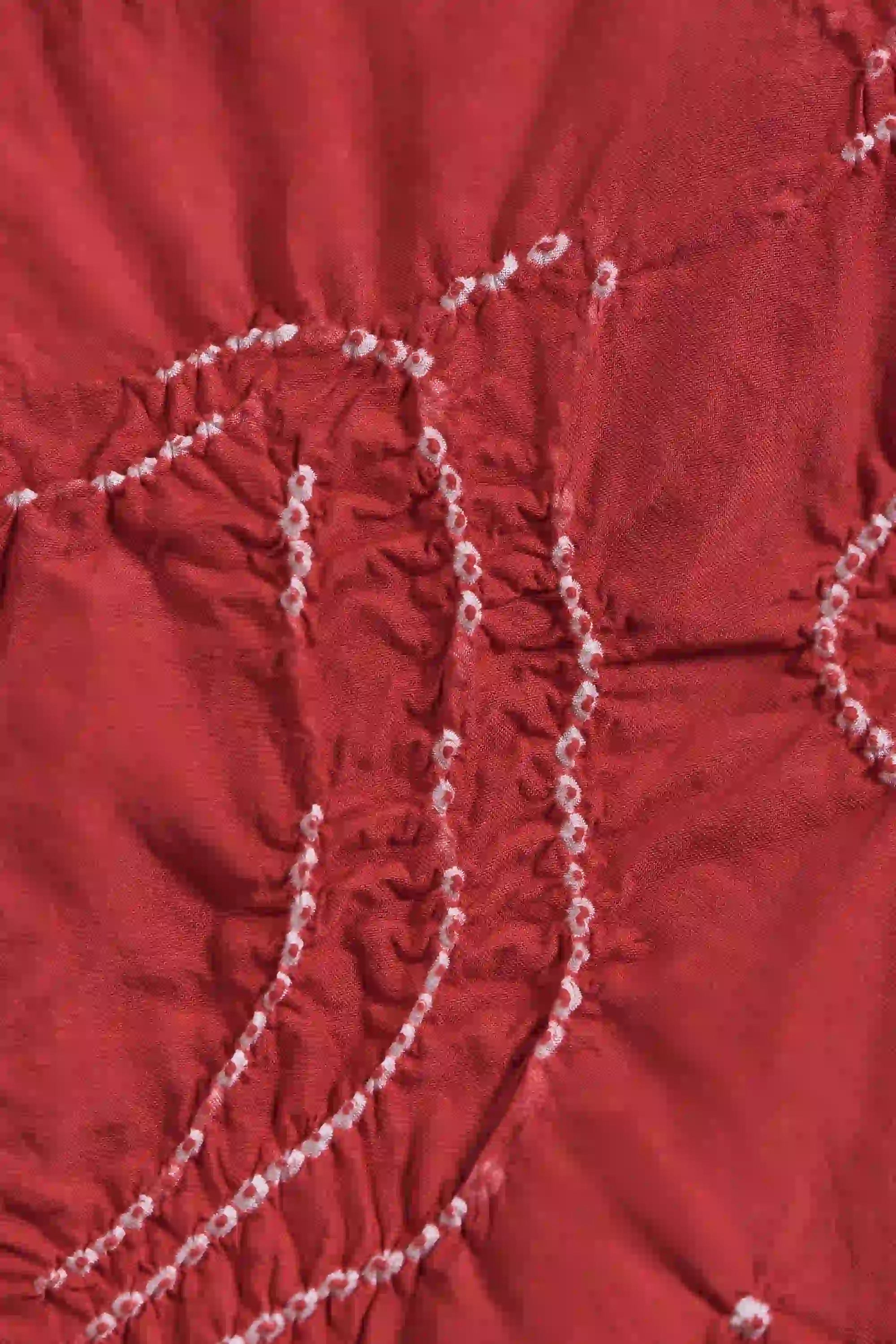 Bandhani Silk Dress