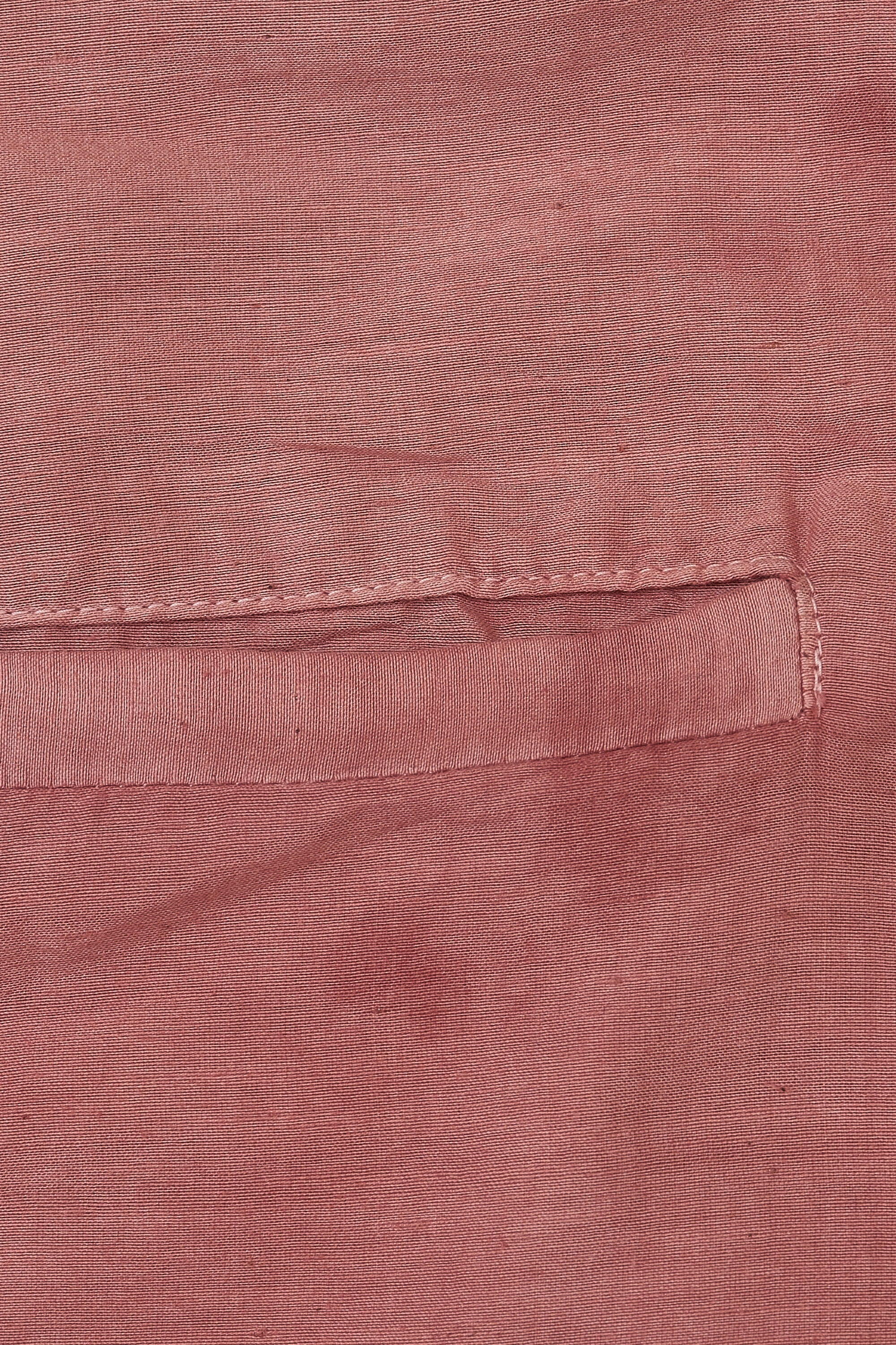 Chalk Pink Cotton Silk Blend Shibori Pant