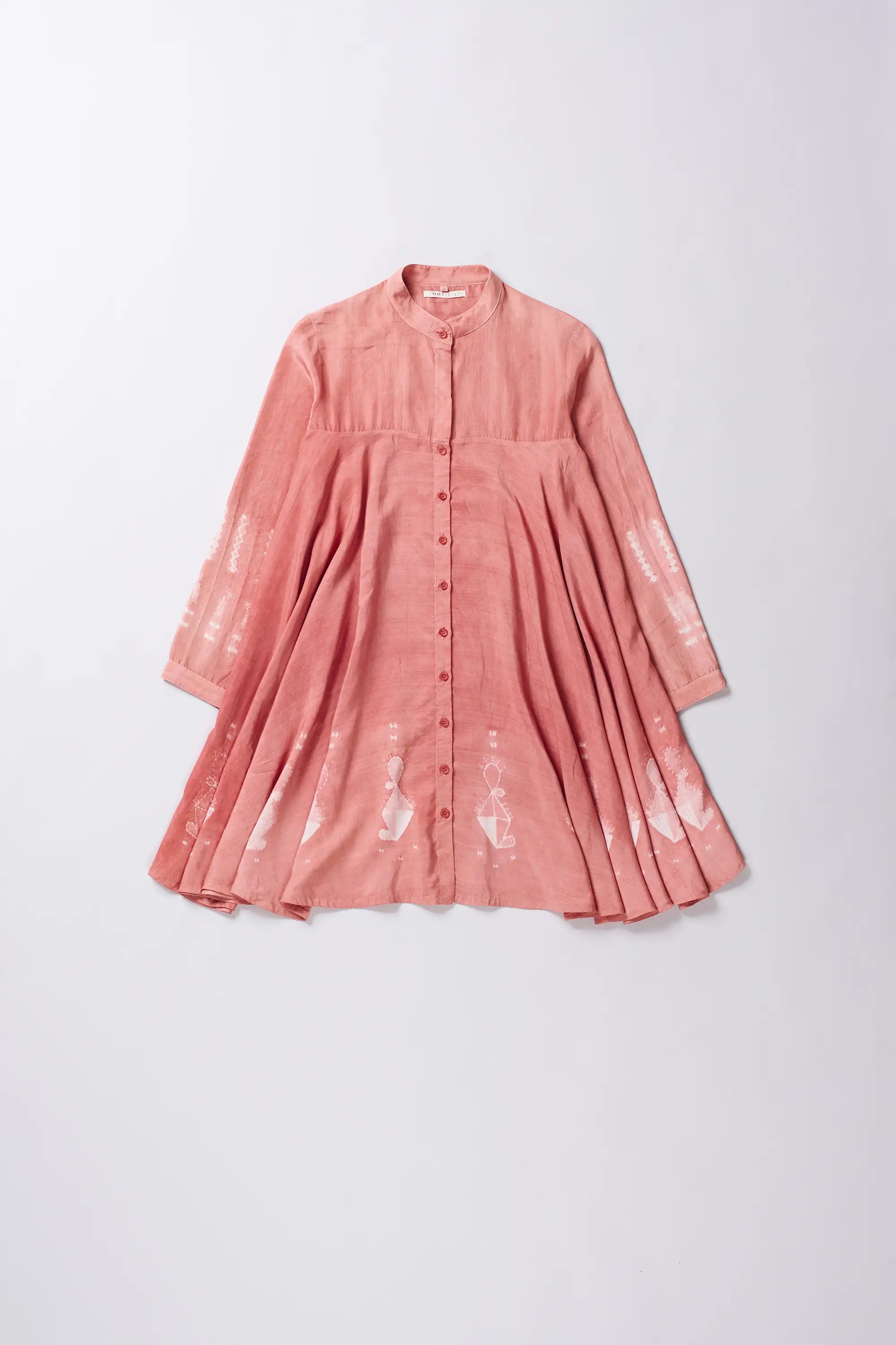 Chalk Pink Silk Dress