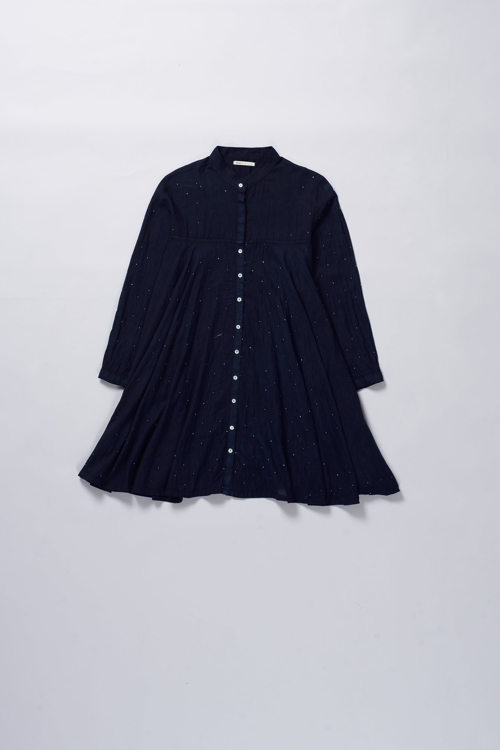 FLARED SHIRT TOP IN COTTON