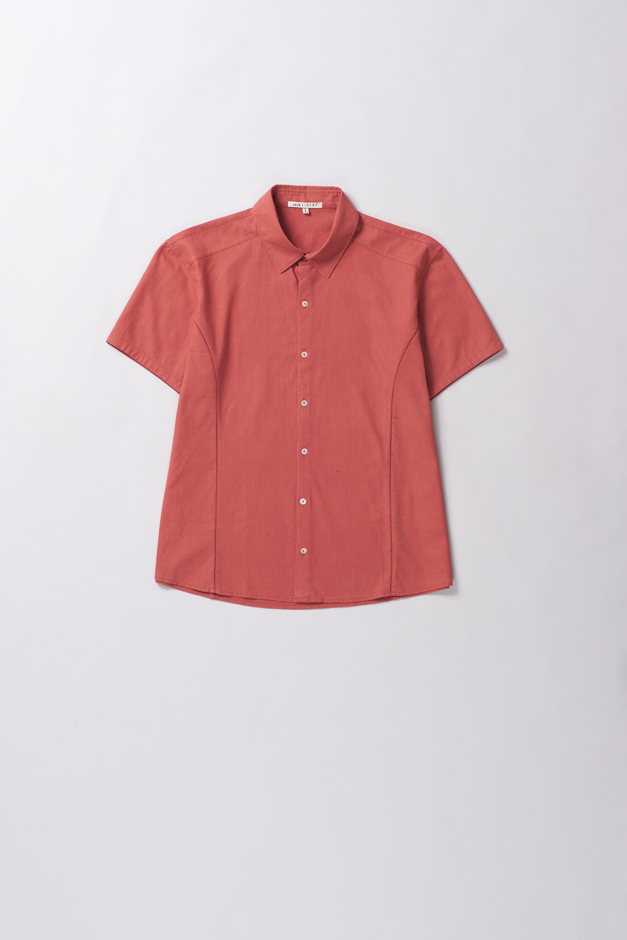 Red short-sleeve shirt