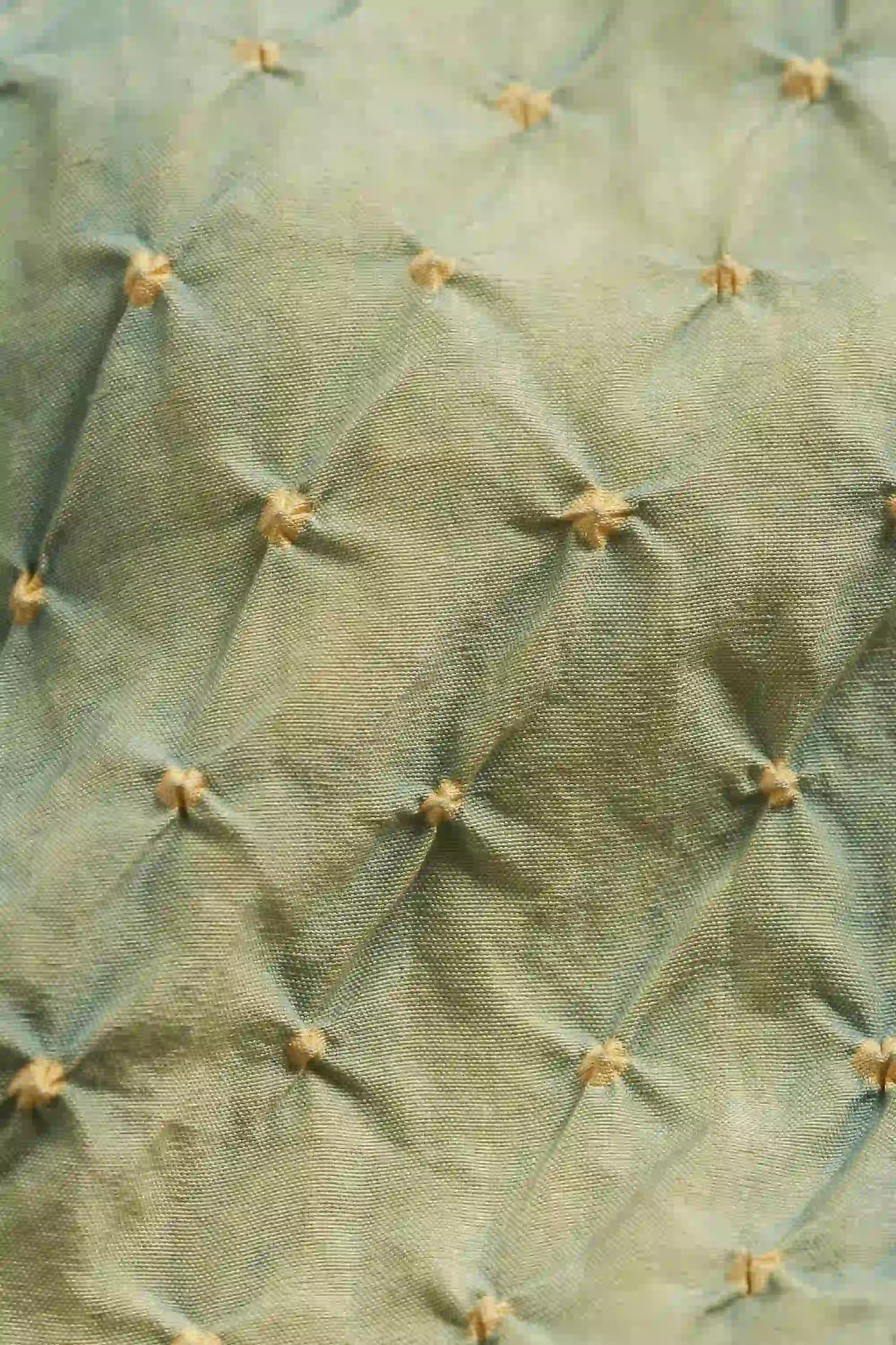 Olive Green Silk Trouser With Bandhani
