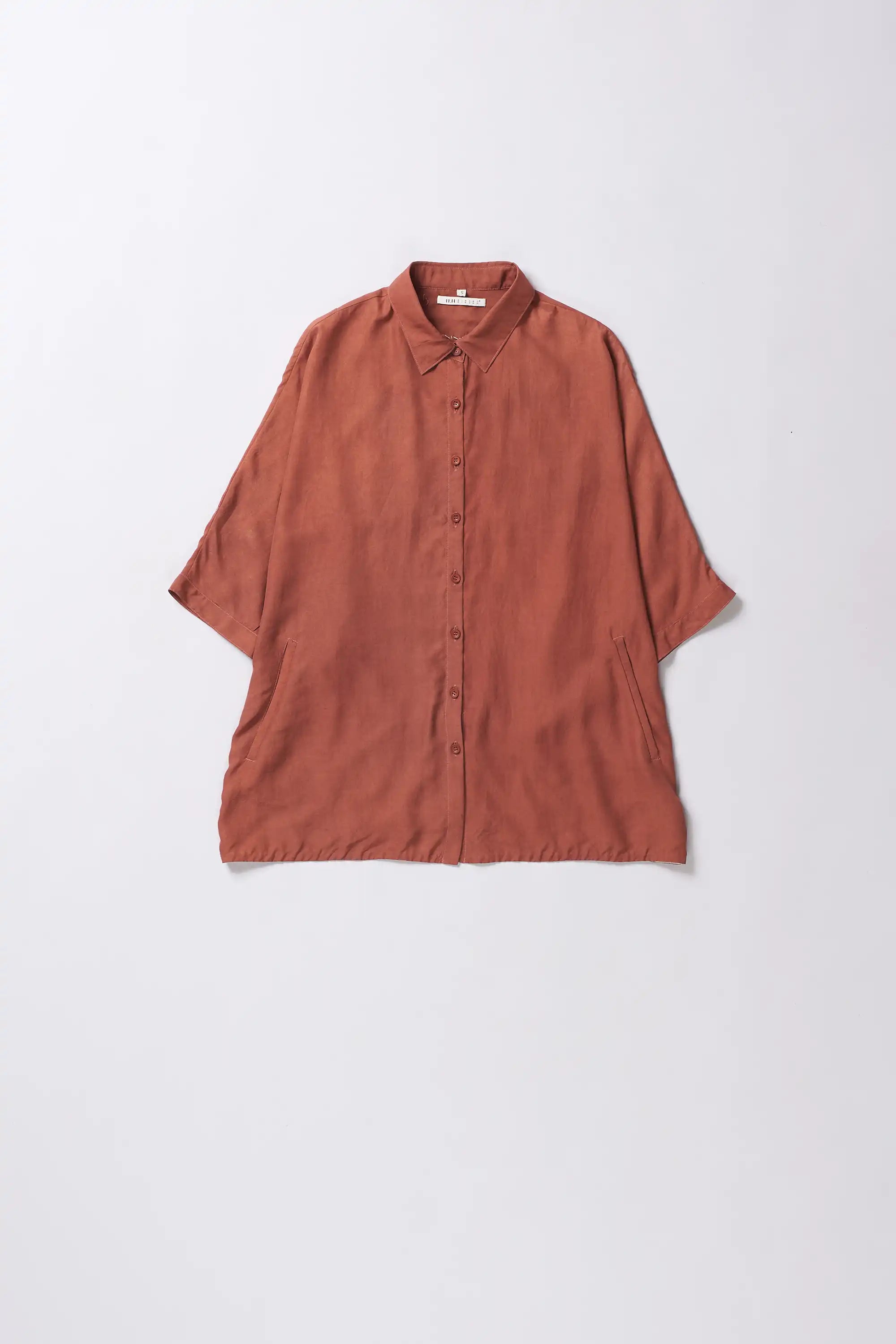 Brick red Relaxed Fit Shirt