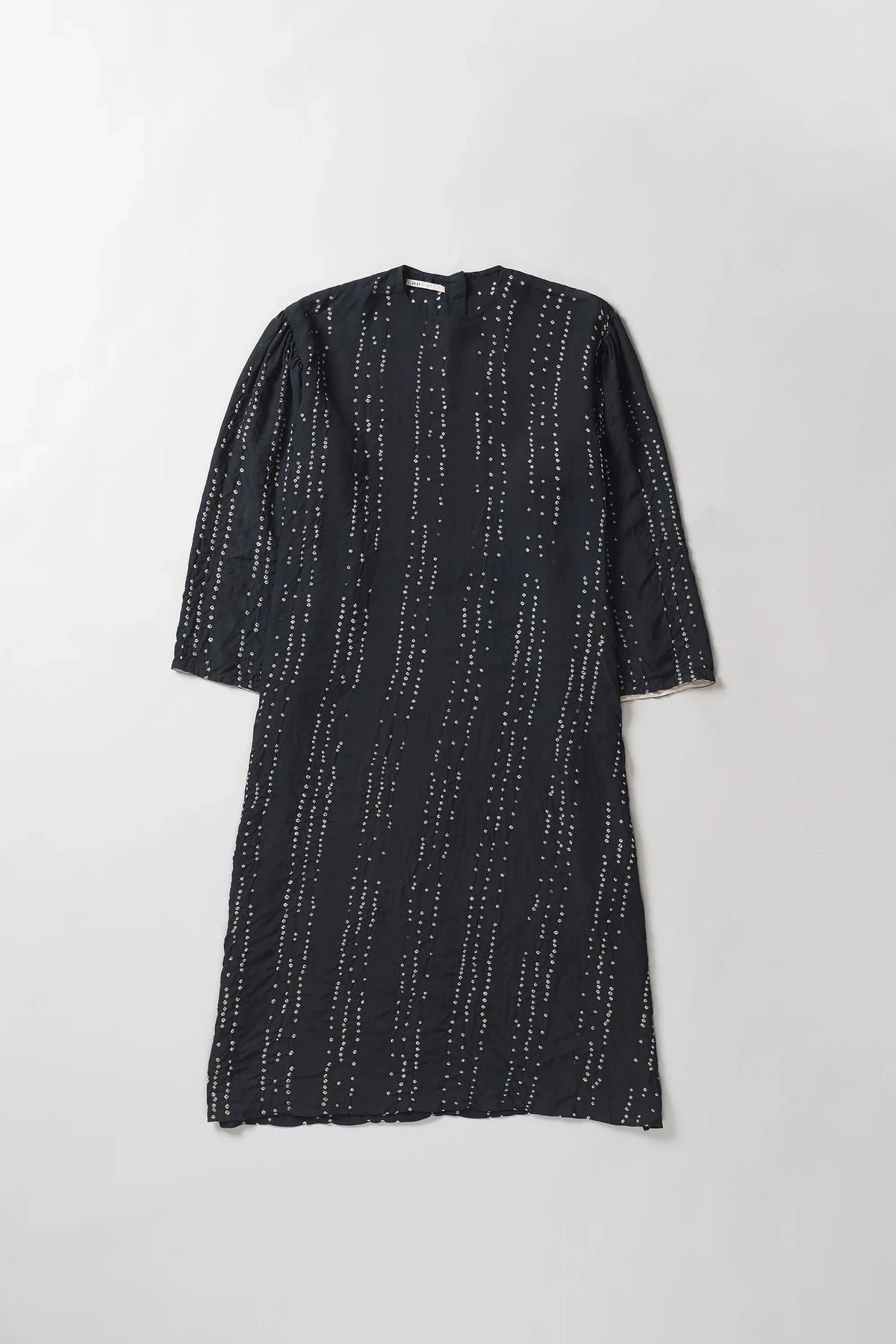 Relaxed Fit Silk Bandhani Women Dress