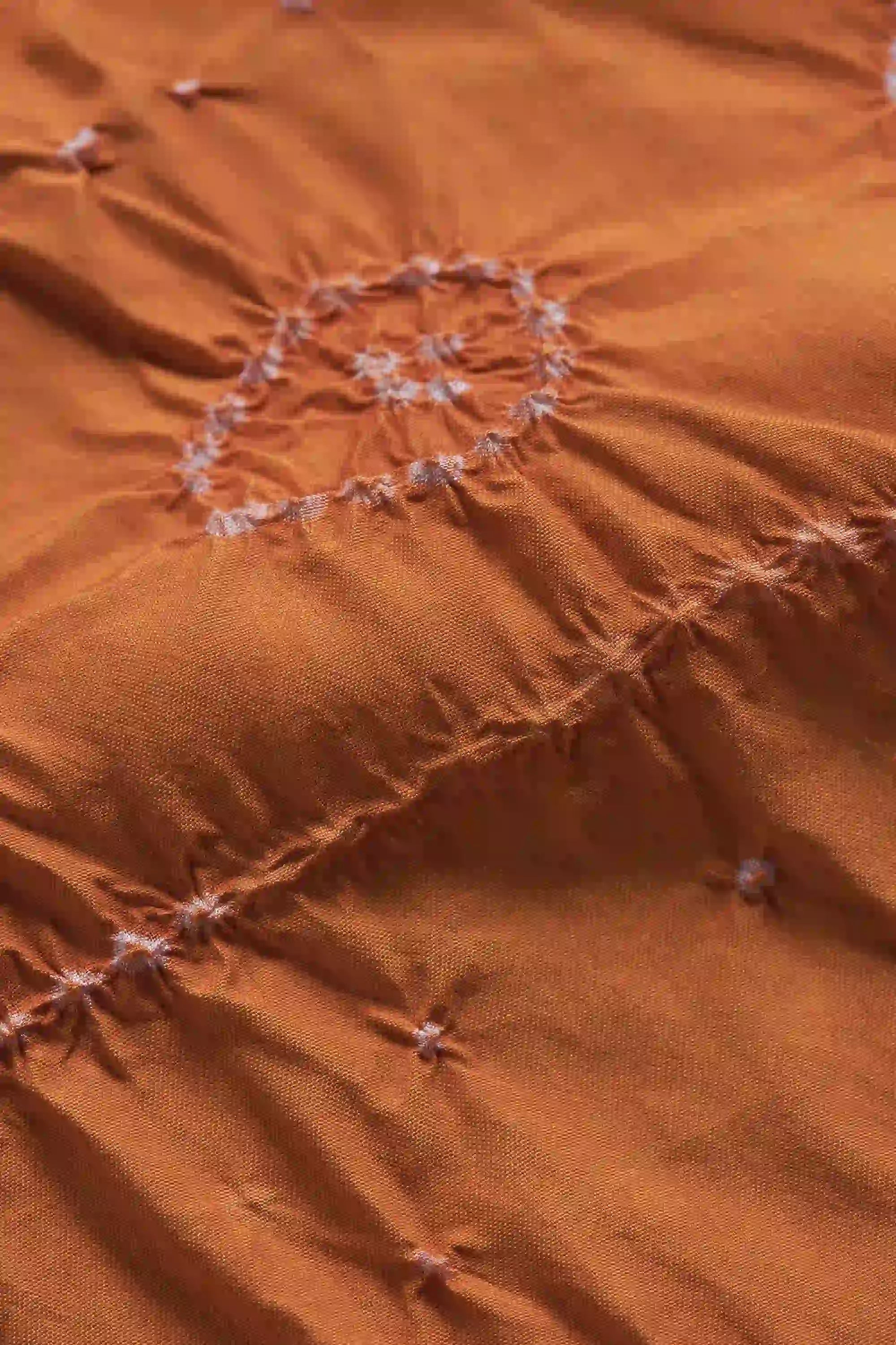 Bandhani Dress Sunset Orange