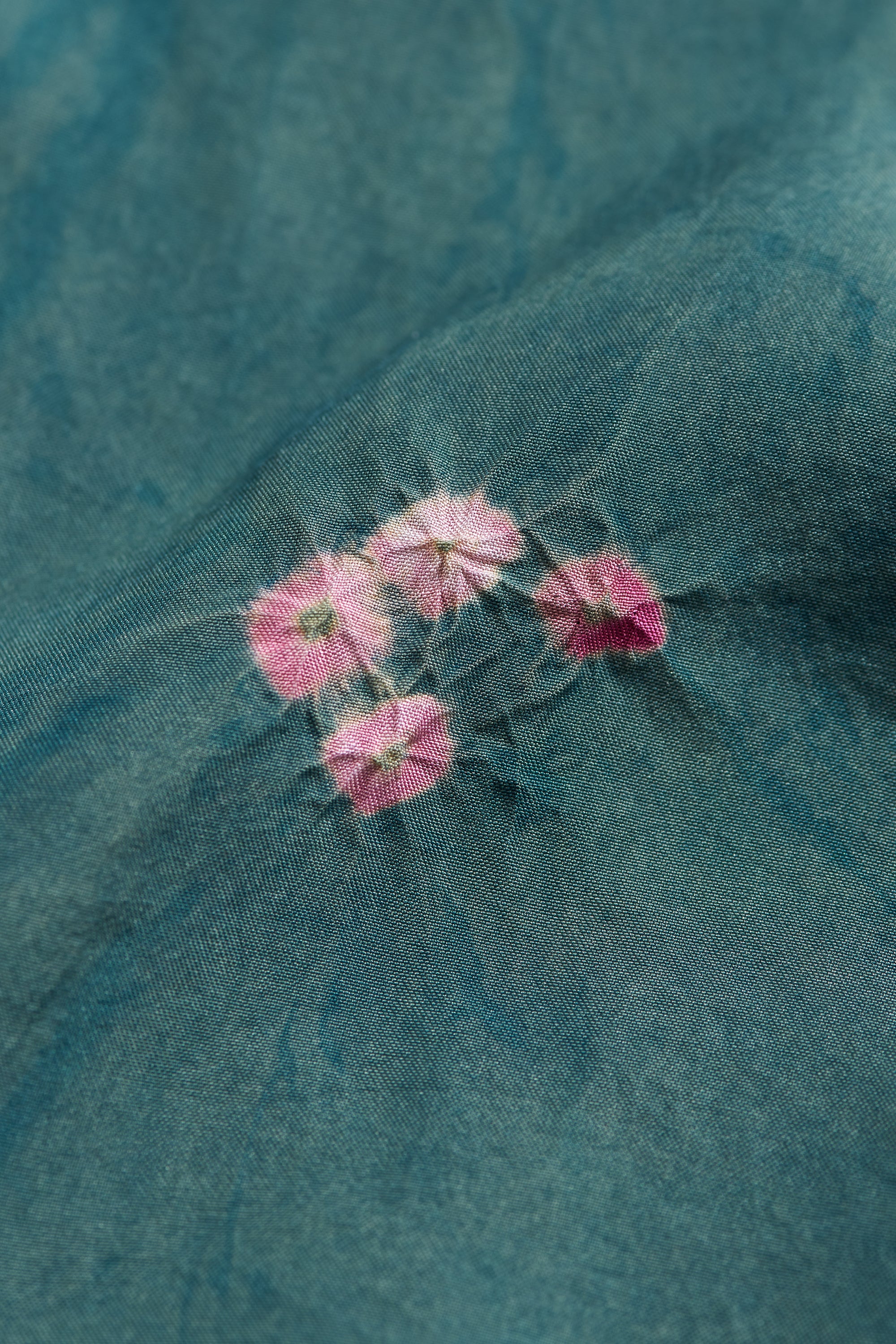 LEAF GREEN SILK UNISEX SHIRT