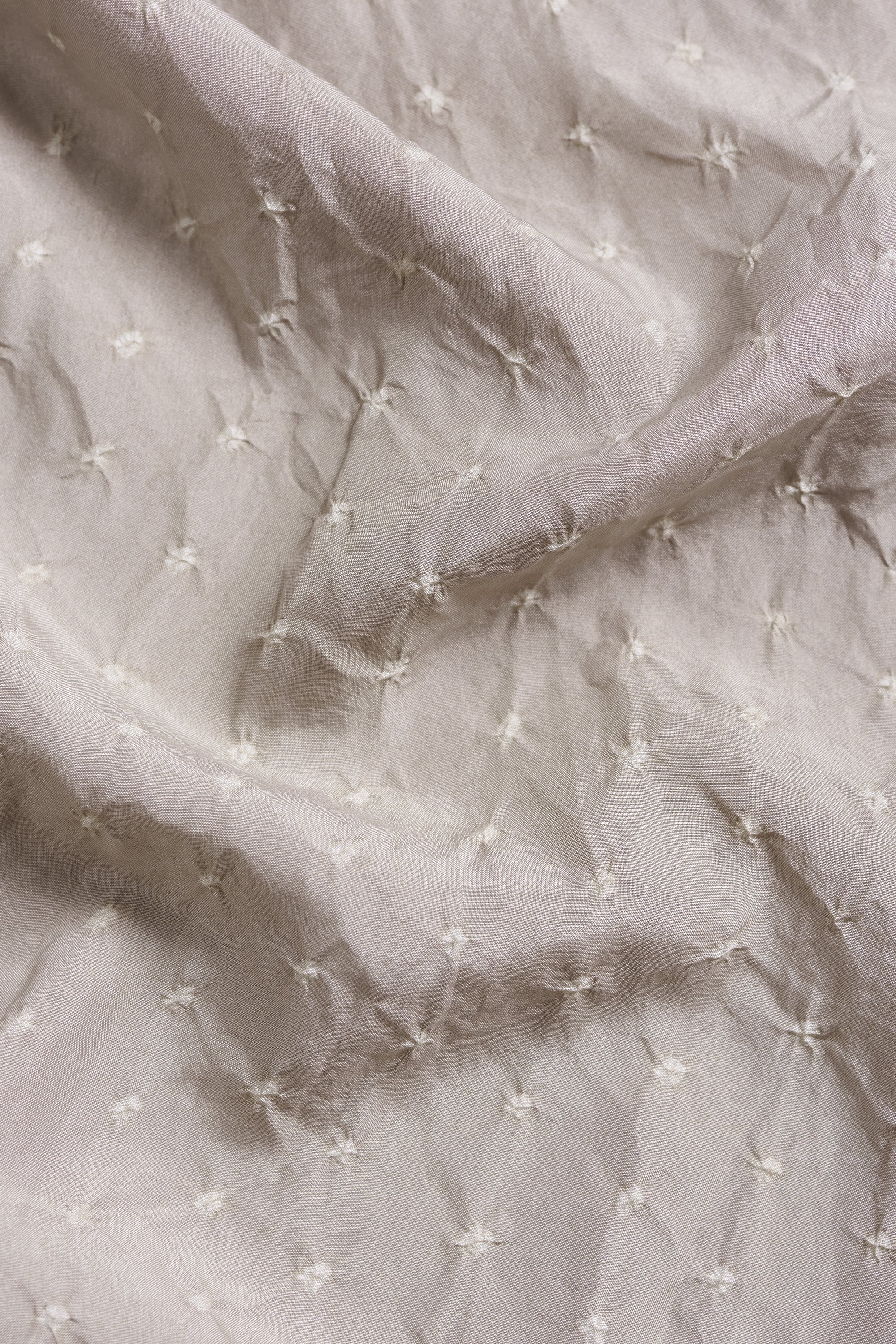 Close-up of gray fabric