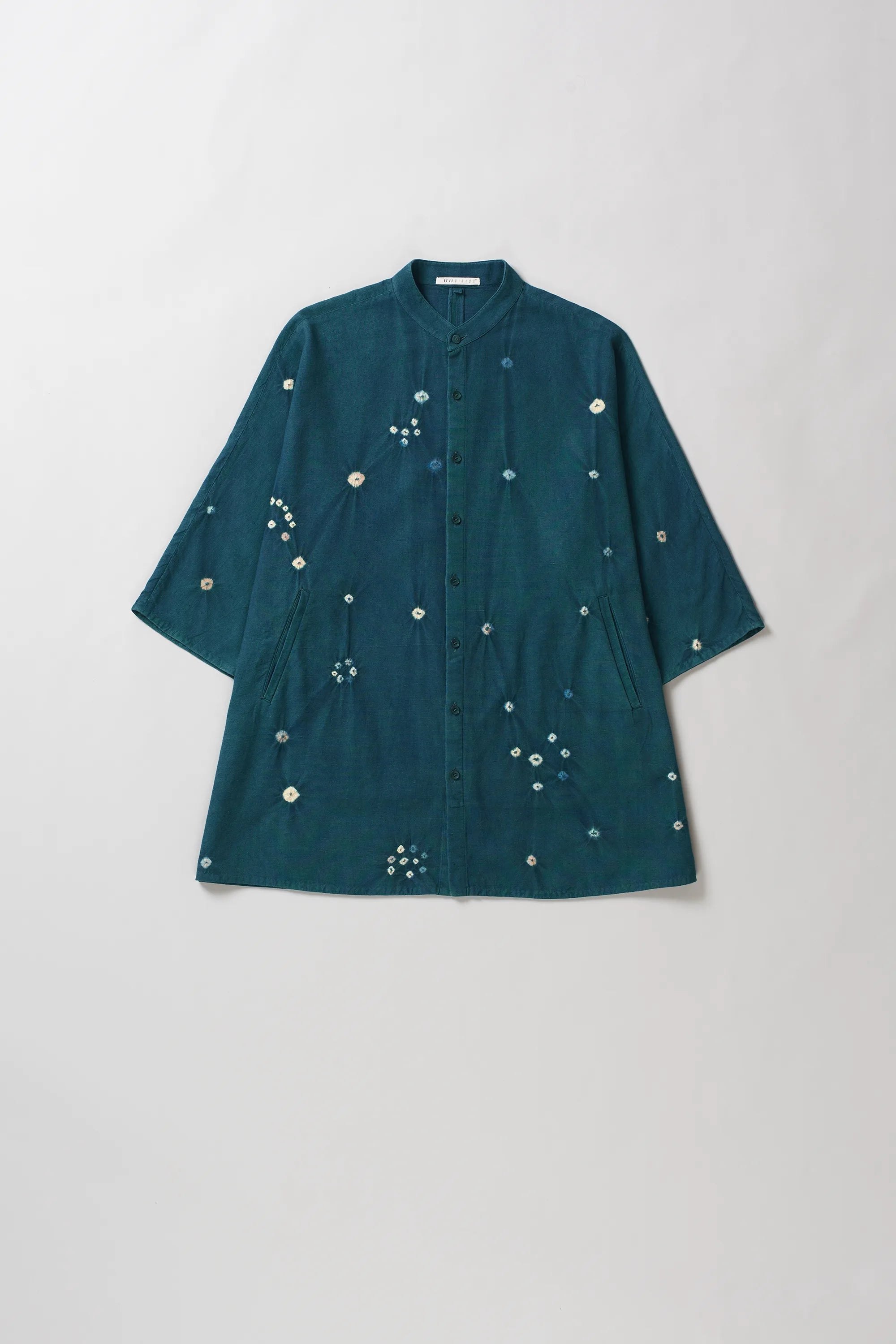 Bandhani Macca Shirt in Bottle Green