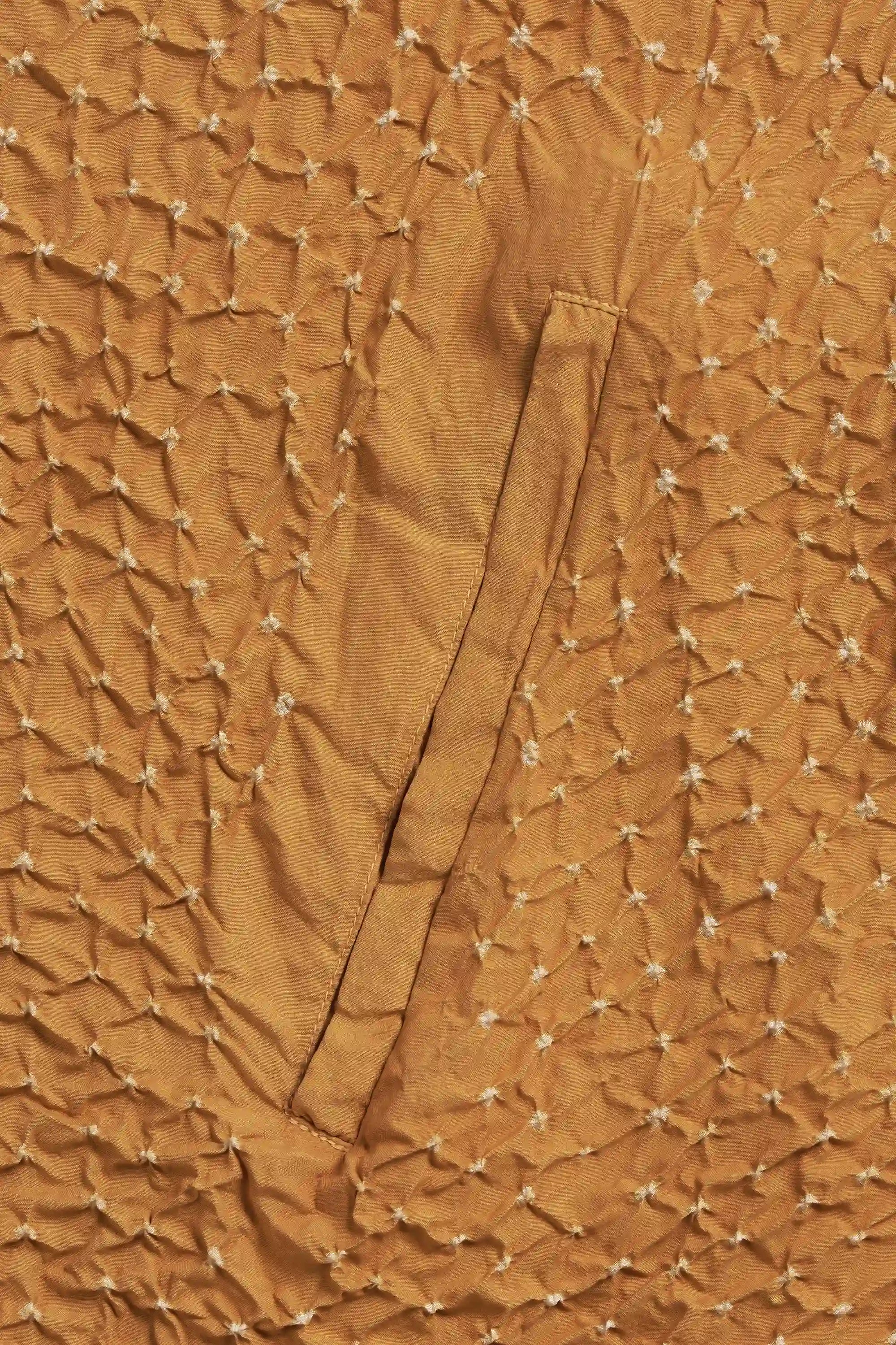 Mustard Yellow Silk Women'Shirt