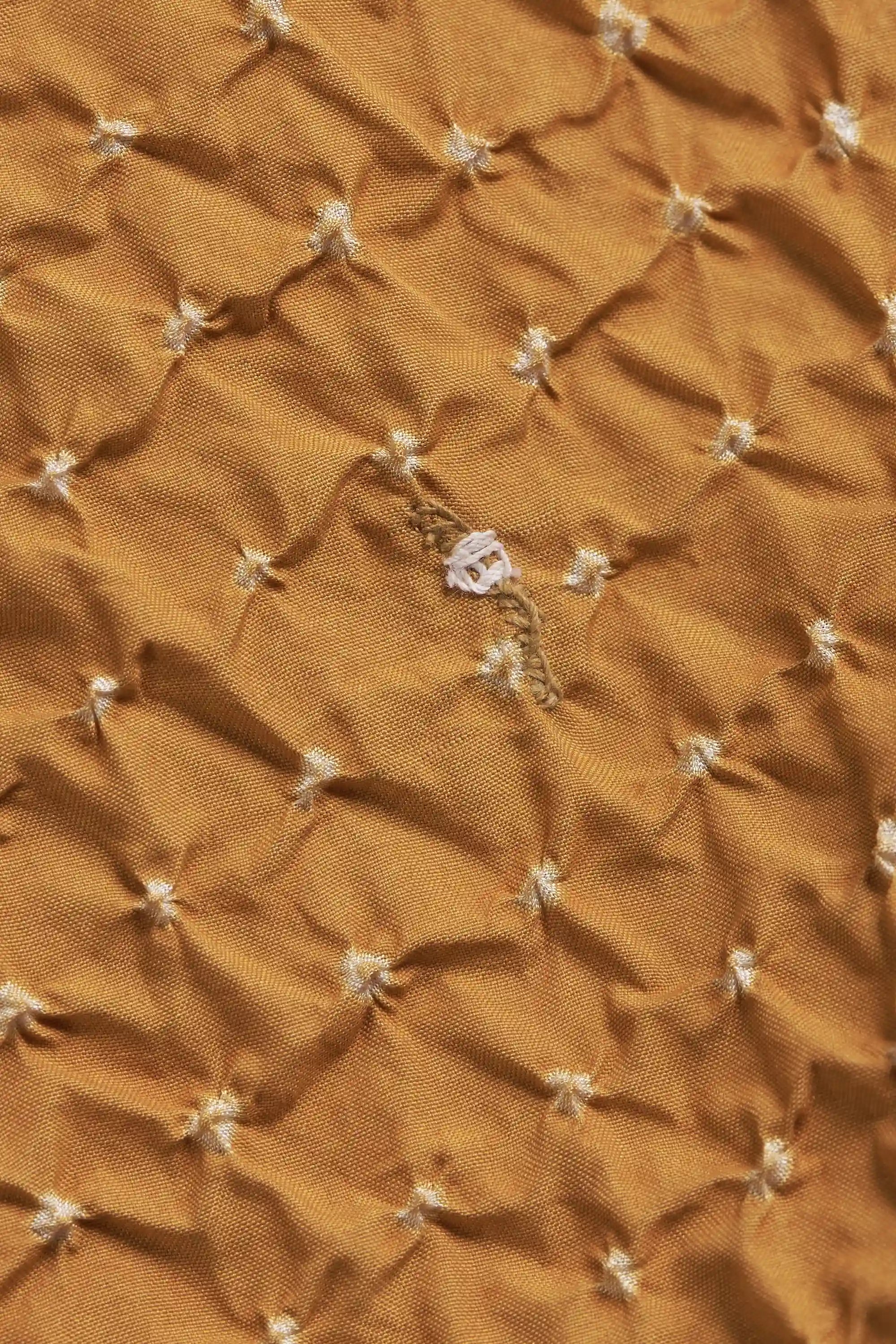 Mustard Yellow Silk Women'Shirt