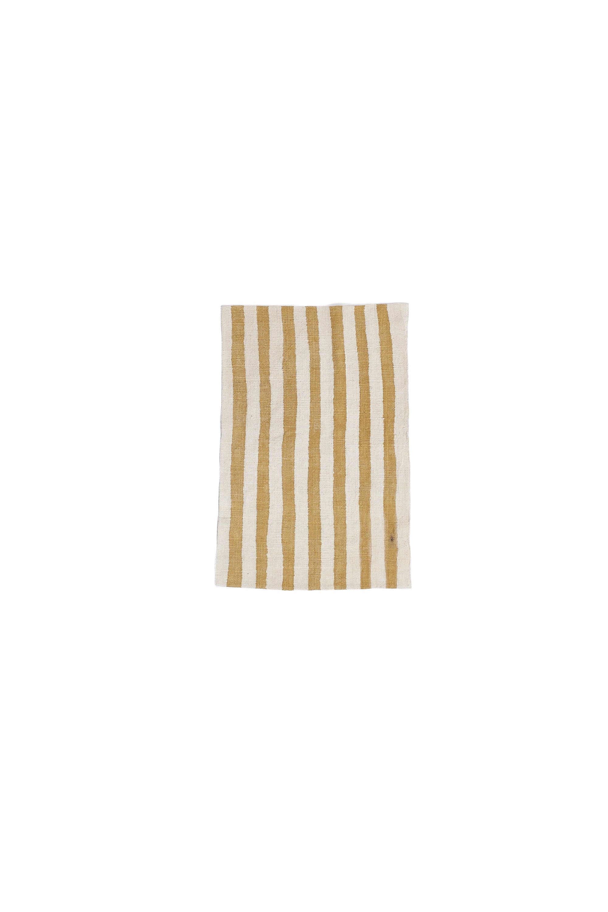 MUSTARD YELLOW STRIPE TOWEL SMALL