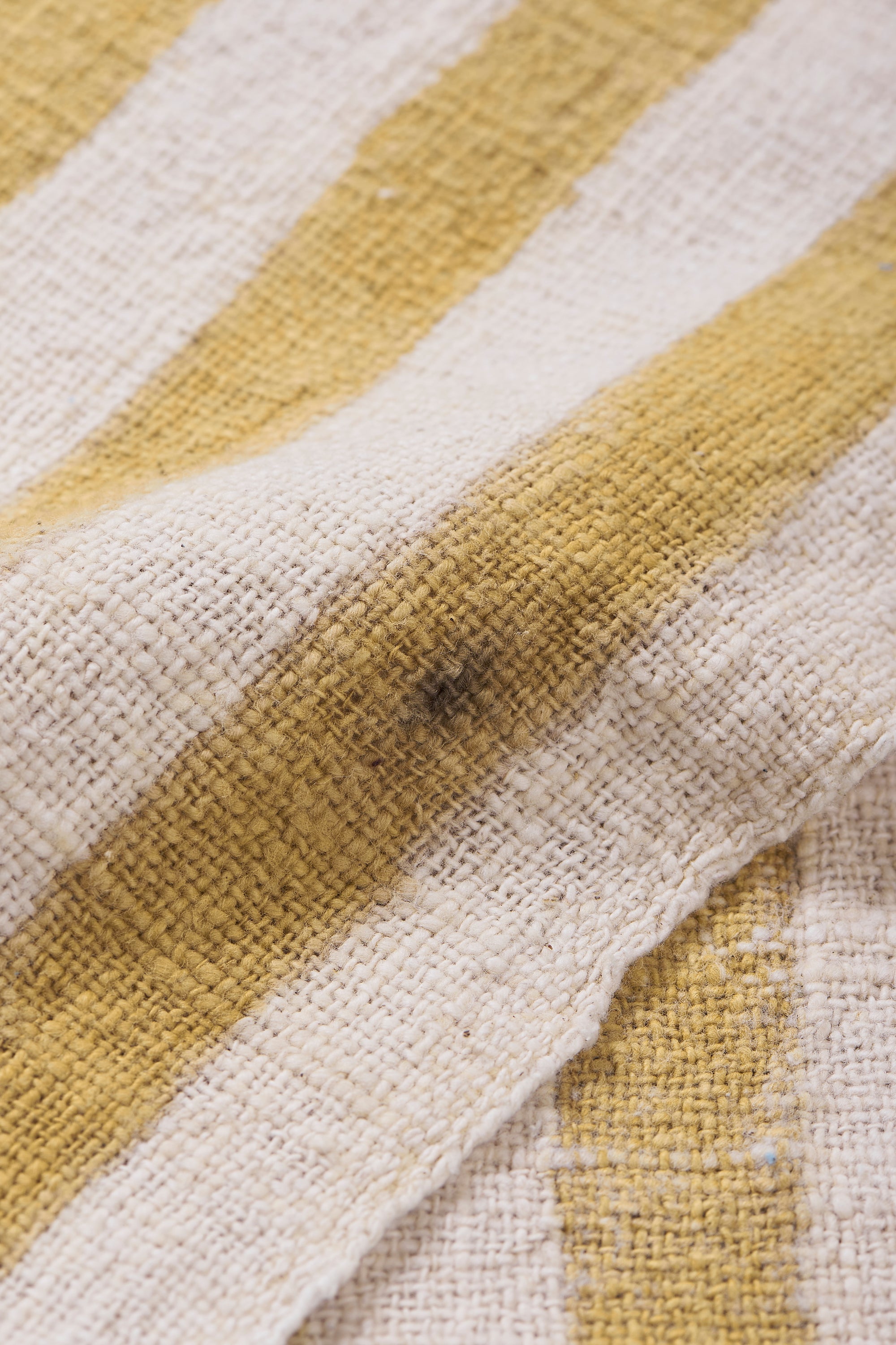 MUSTARD YELLOW STRIPE TOWEL SMALL