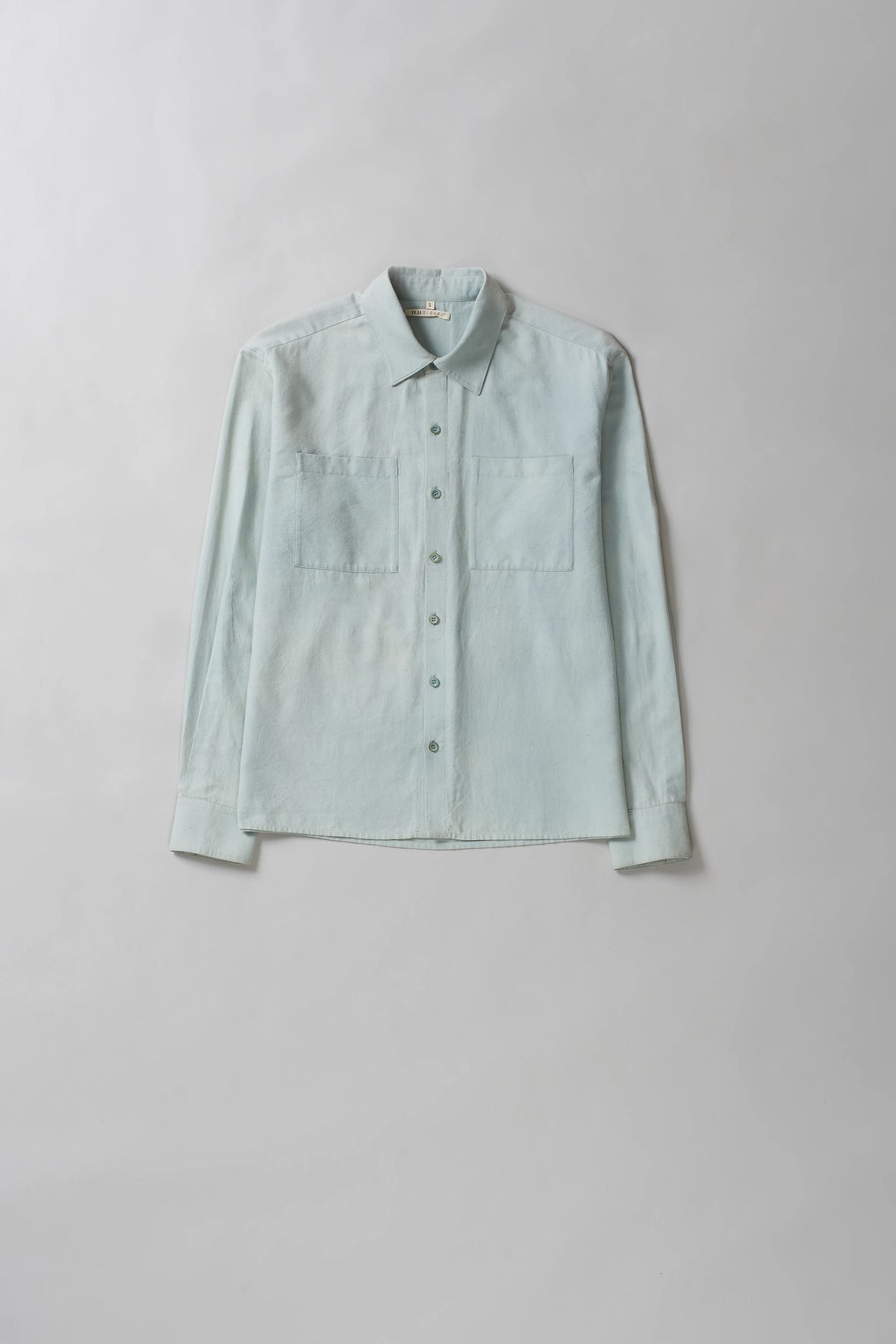 Ocean Blue Cotton Shirt